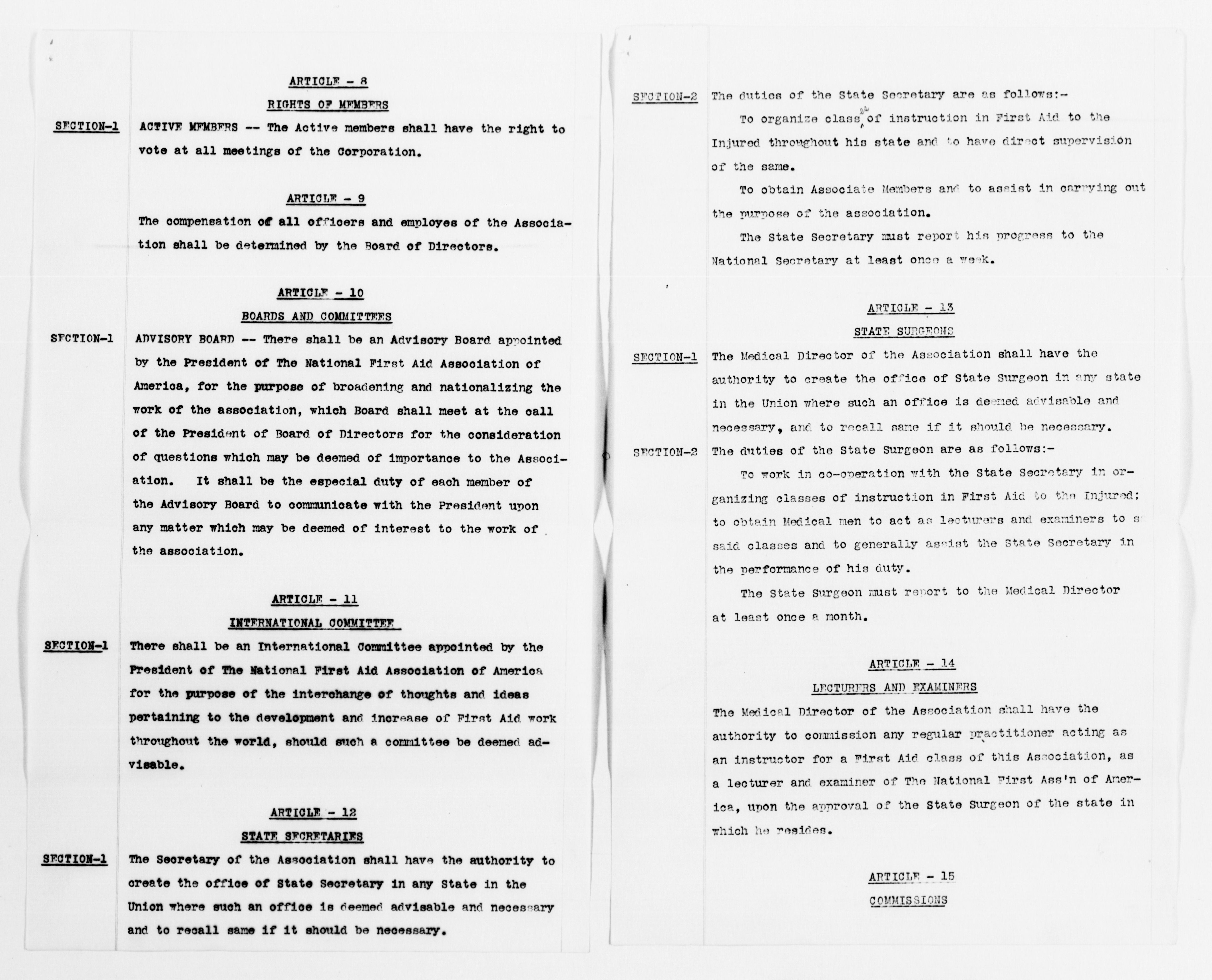 Scanned image of the current content page