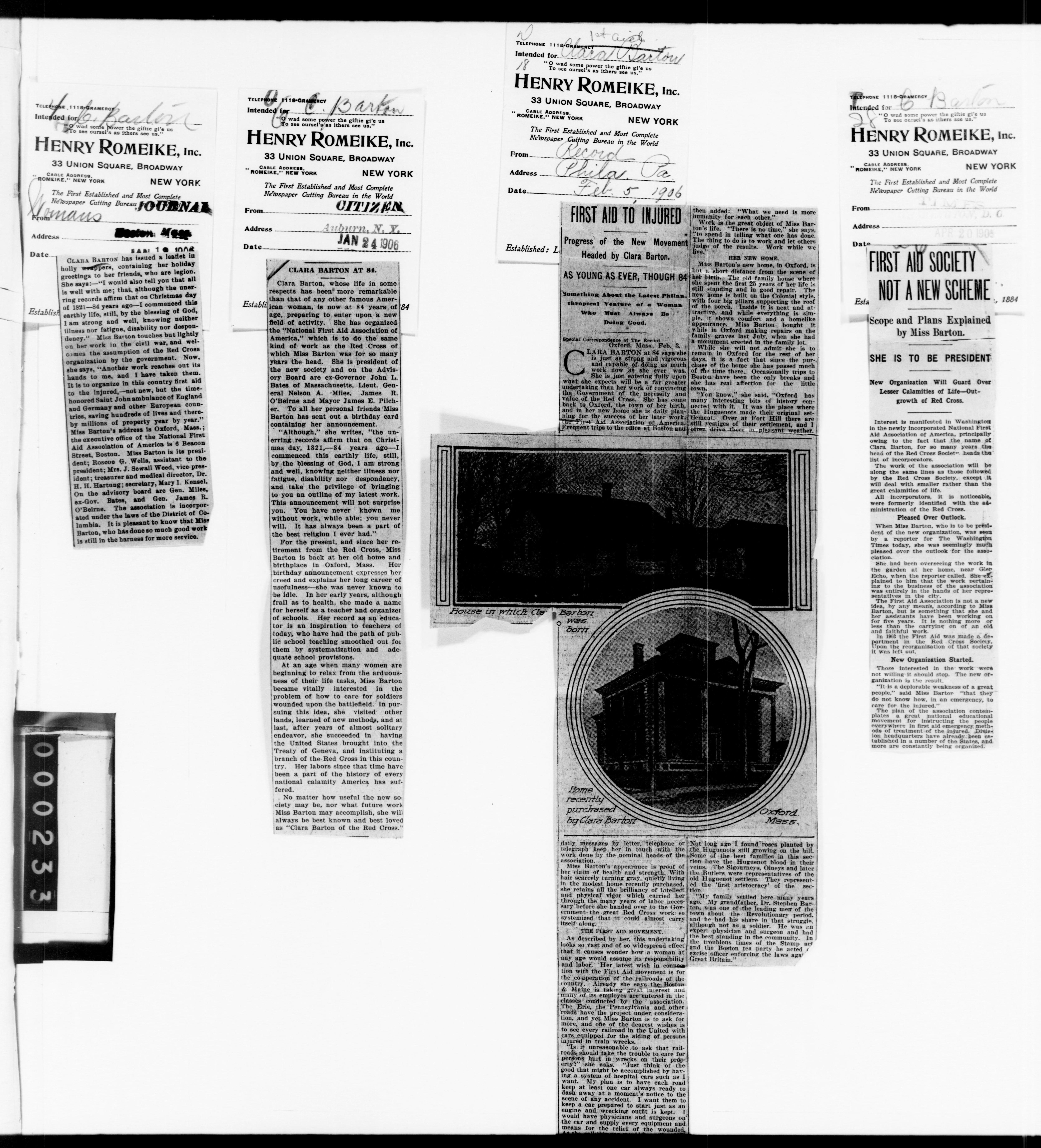 Scanned image of the current content page