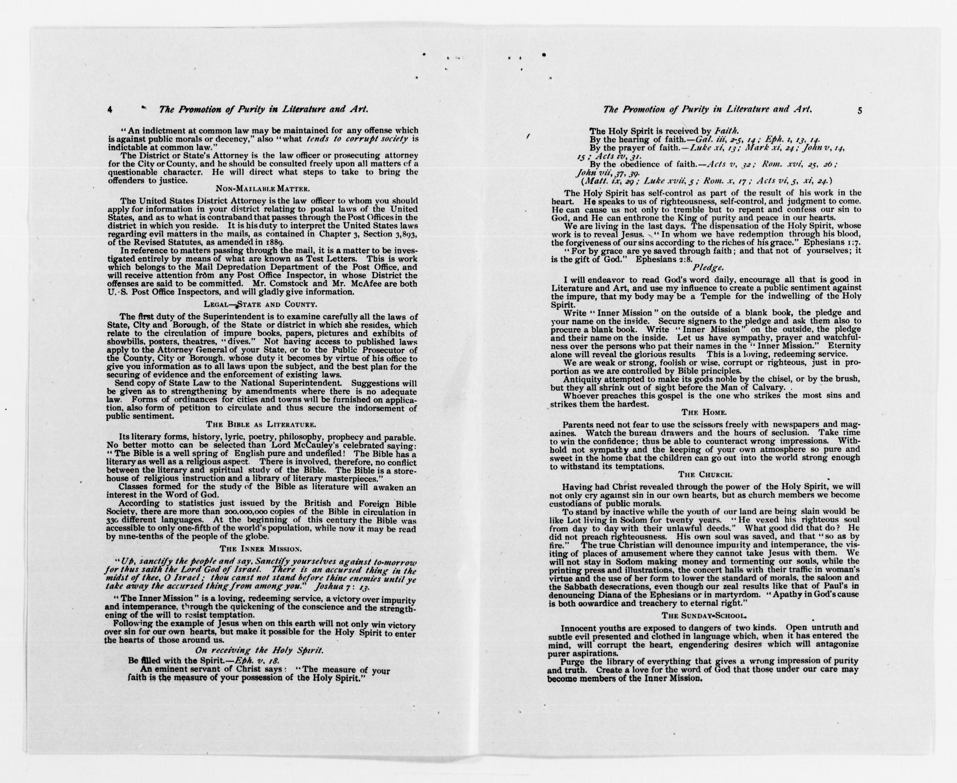 Scanned image of the current content page