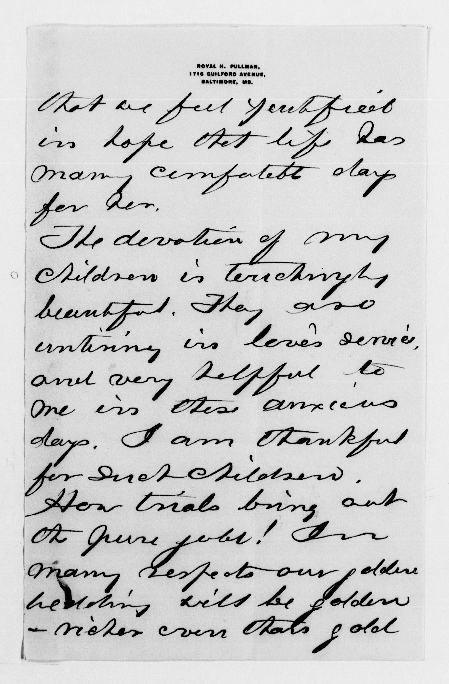 Scanned image of the current content page