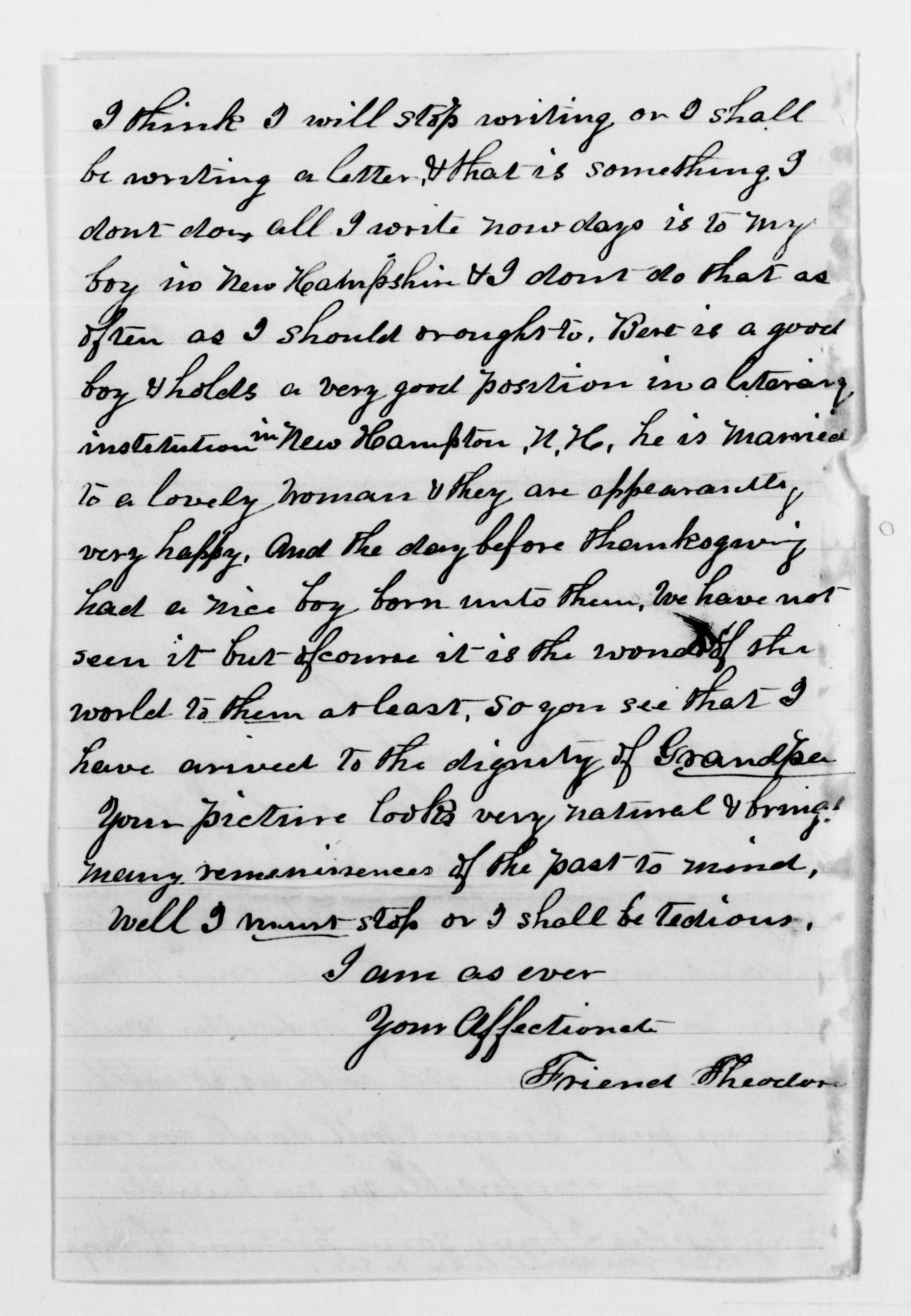 Scanned image of the current content page