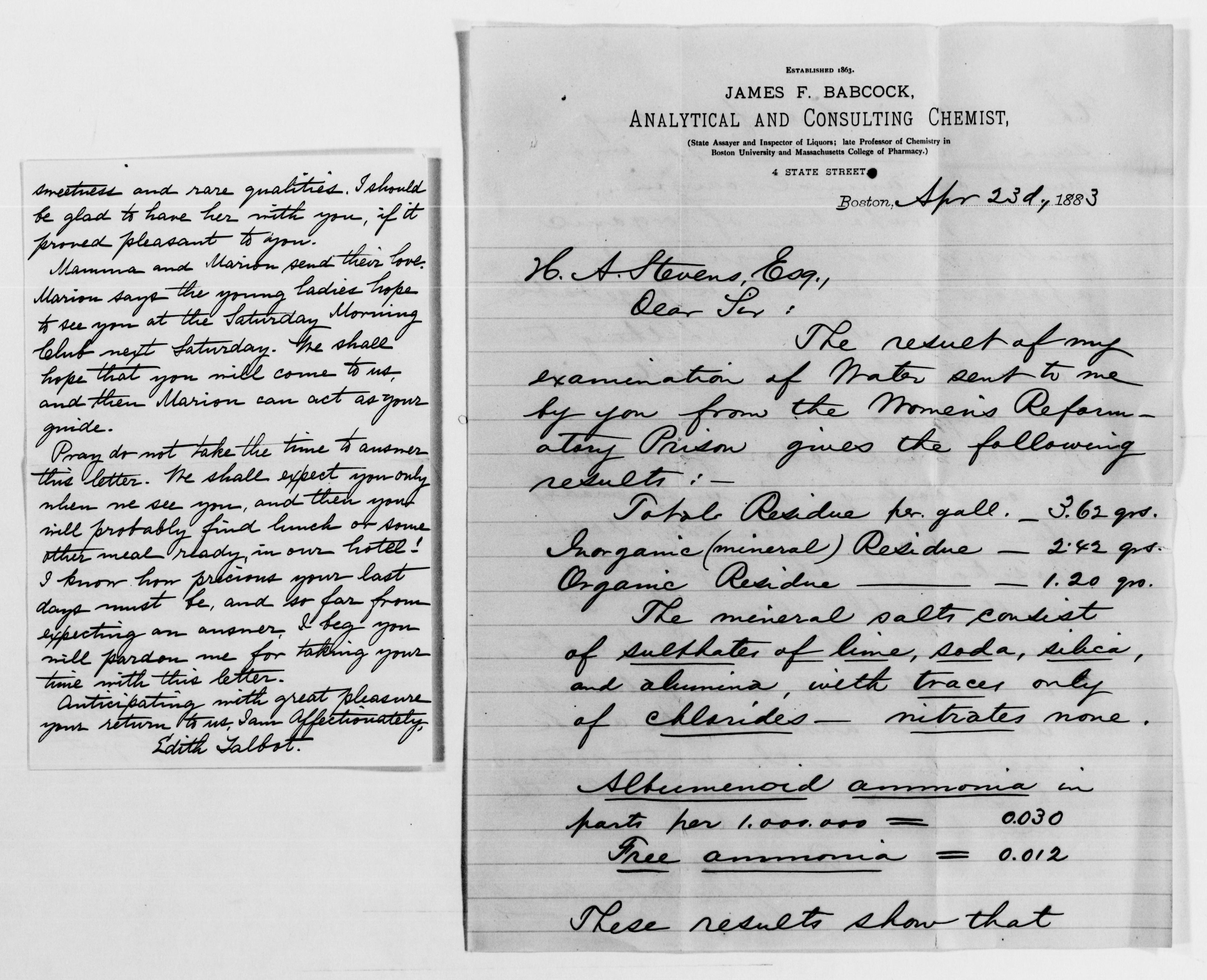 Scanned image of the current content page