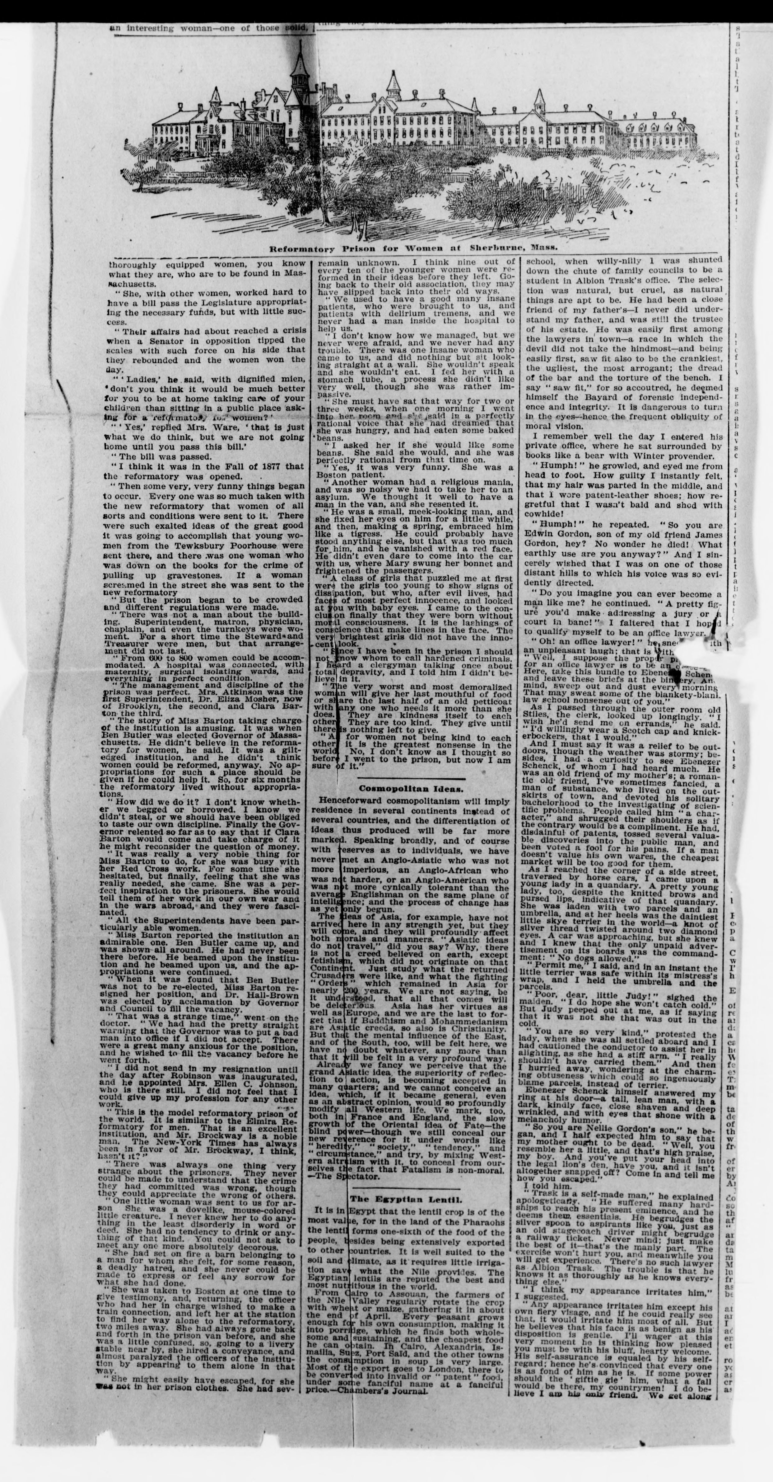 Scanned image of the current content page