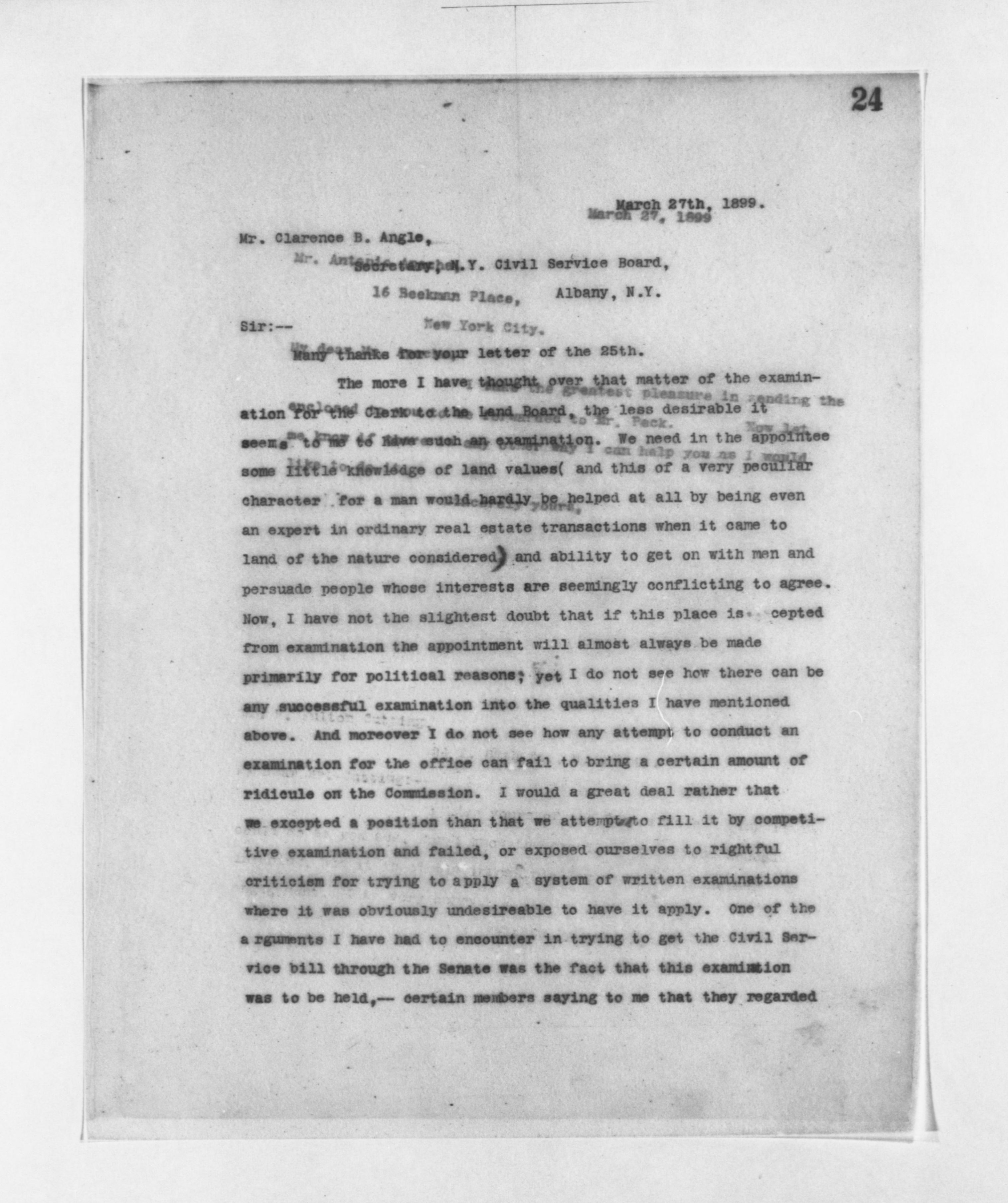 Scanned image of the current content page