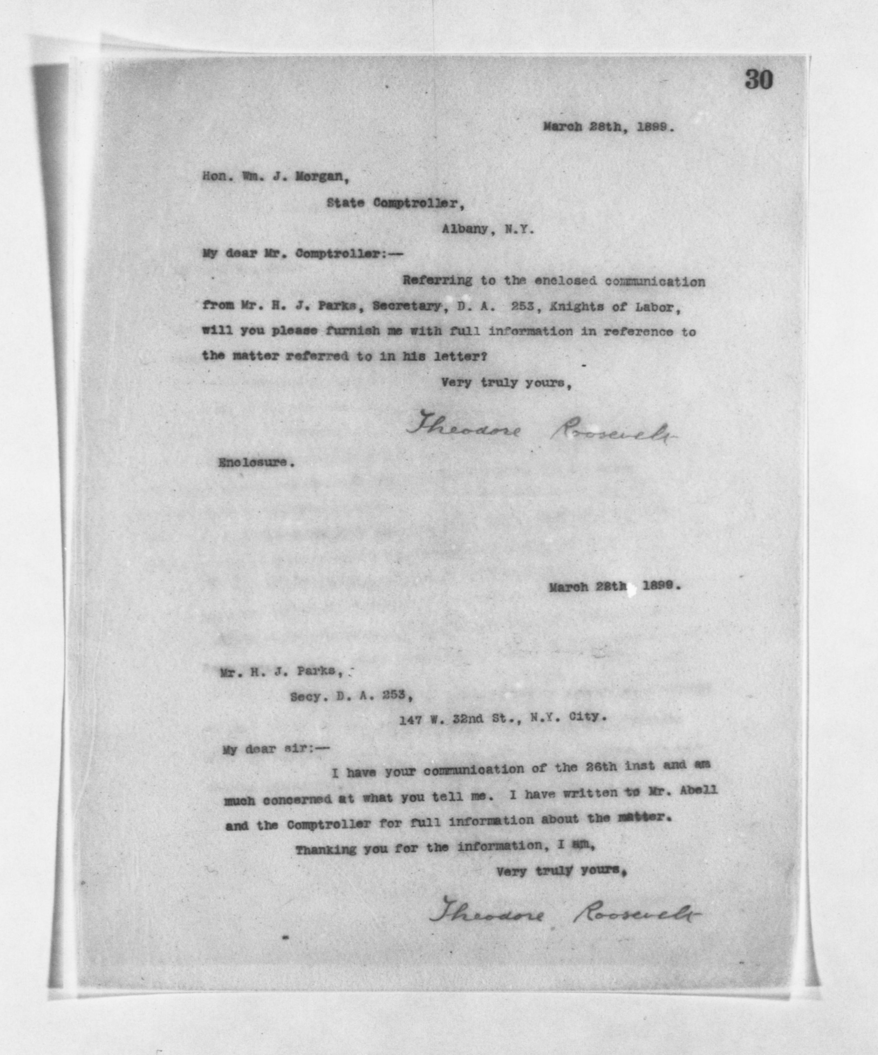 Scanned image of the current content page