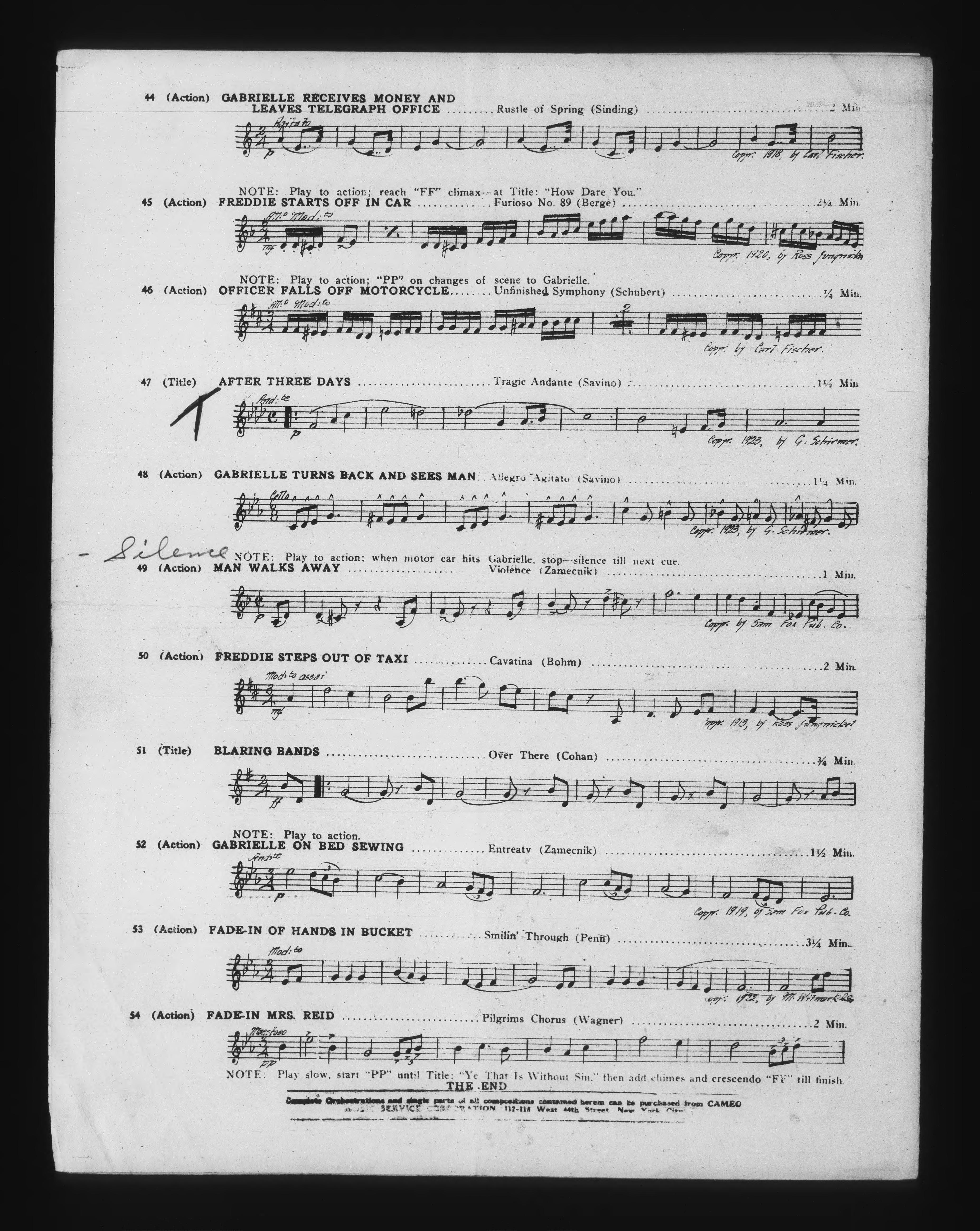 Scanned image of the current content page