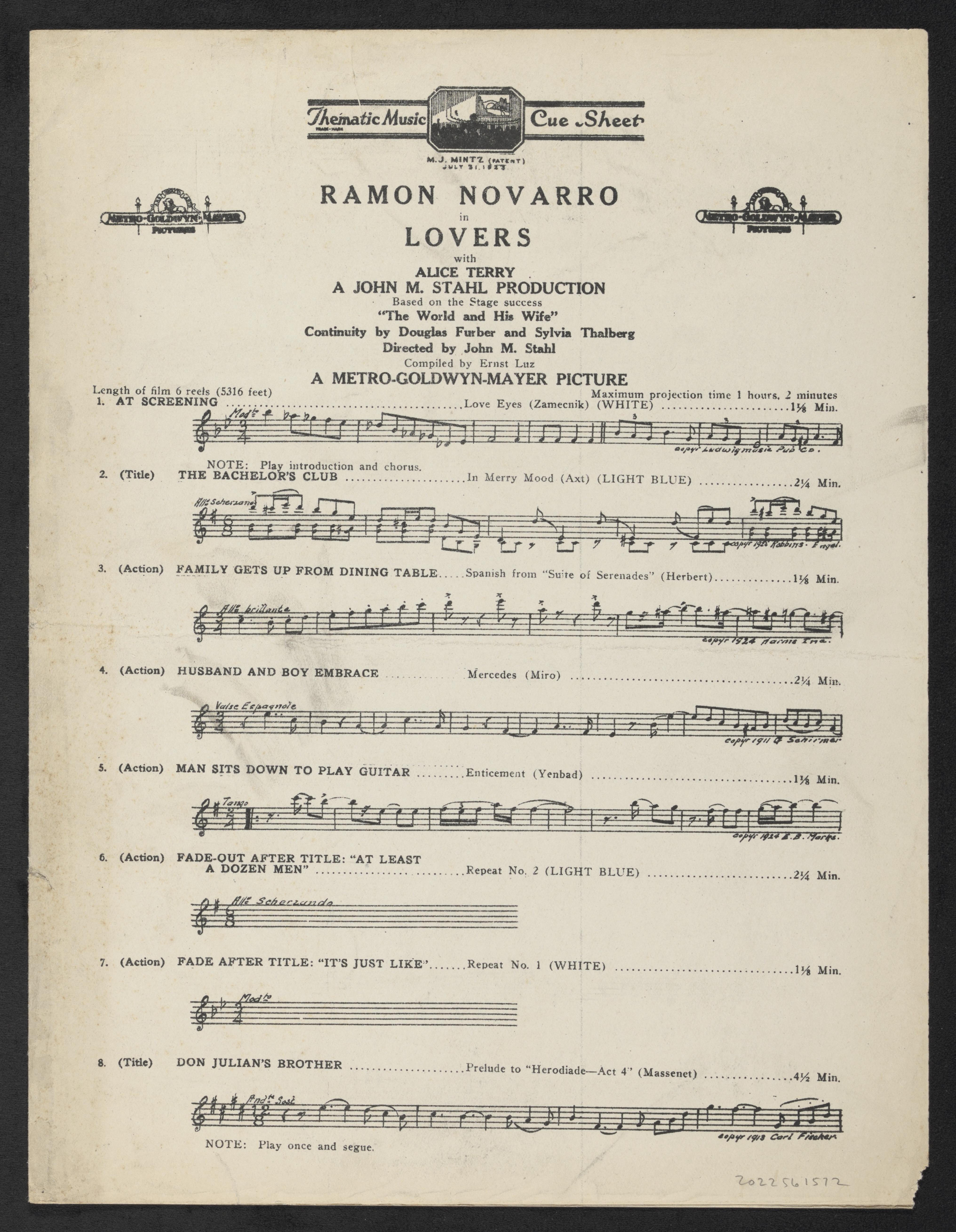 By the People Ramon Novarro in Lovers with Alice Terry (Silent Film ...