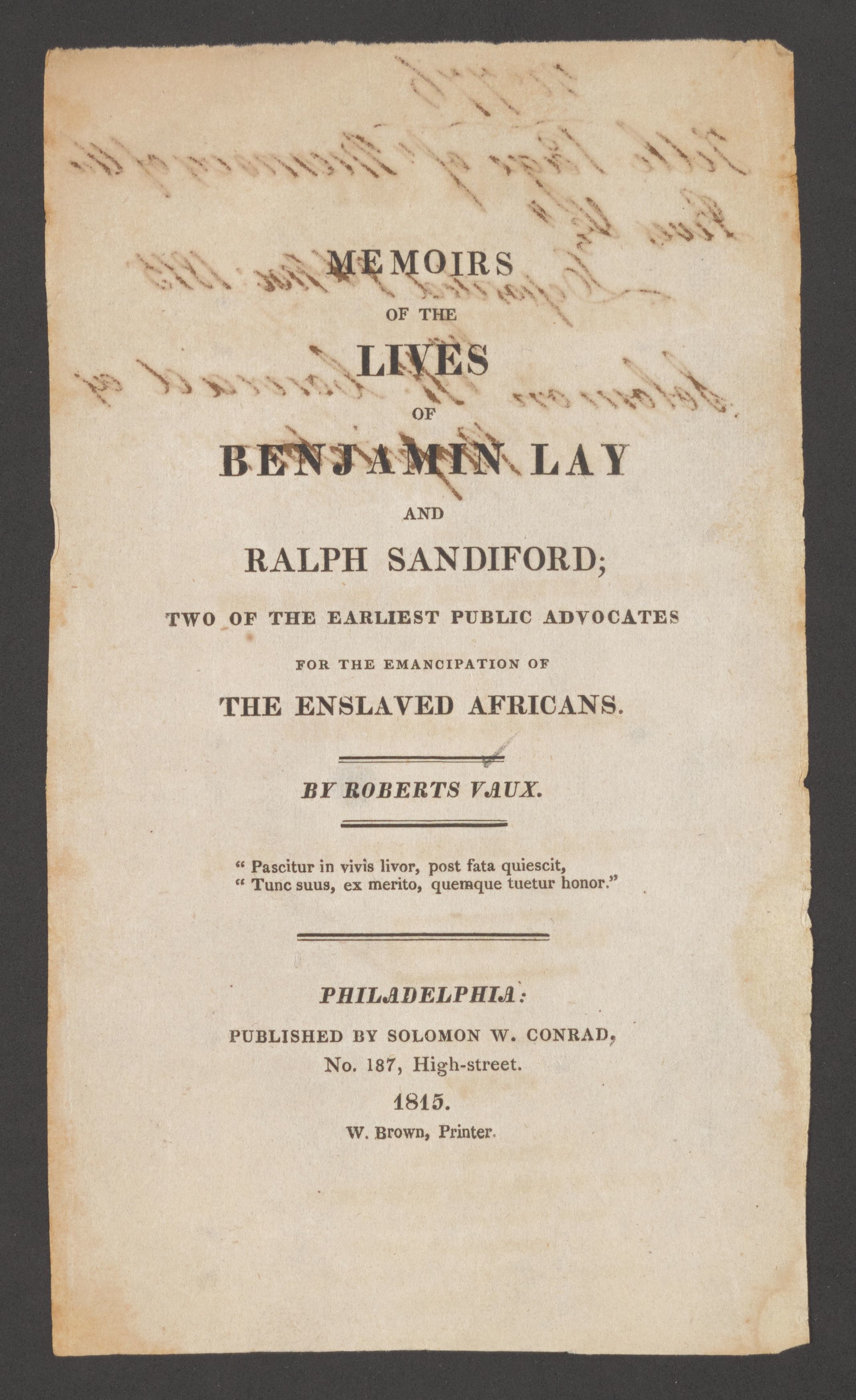 Scanned image of the current content page
