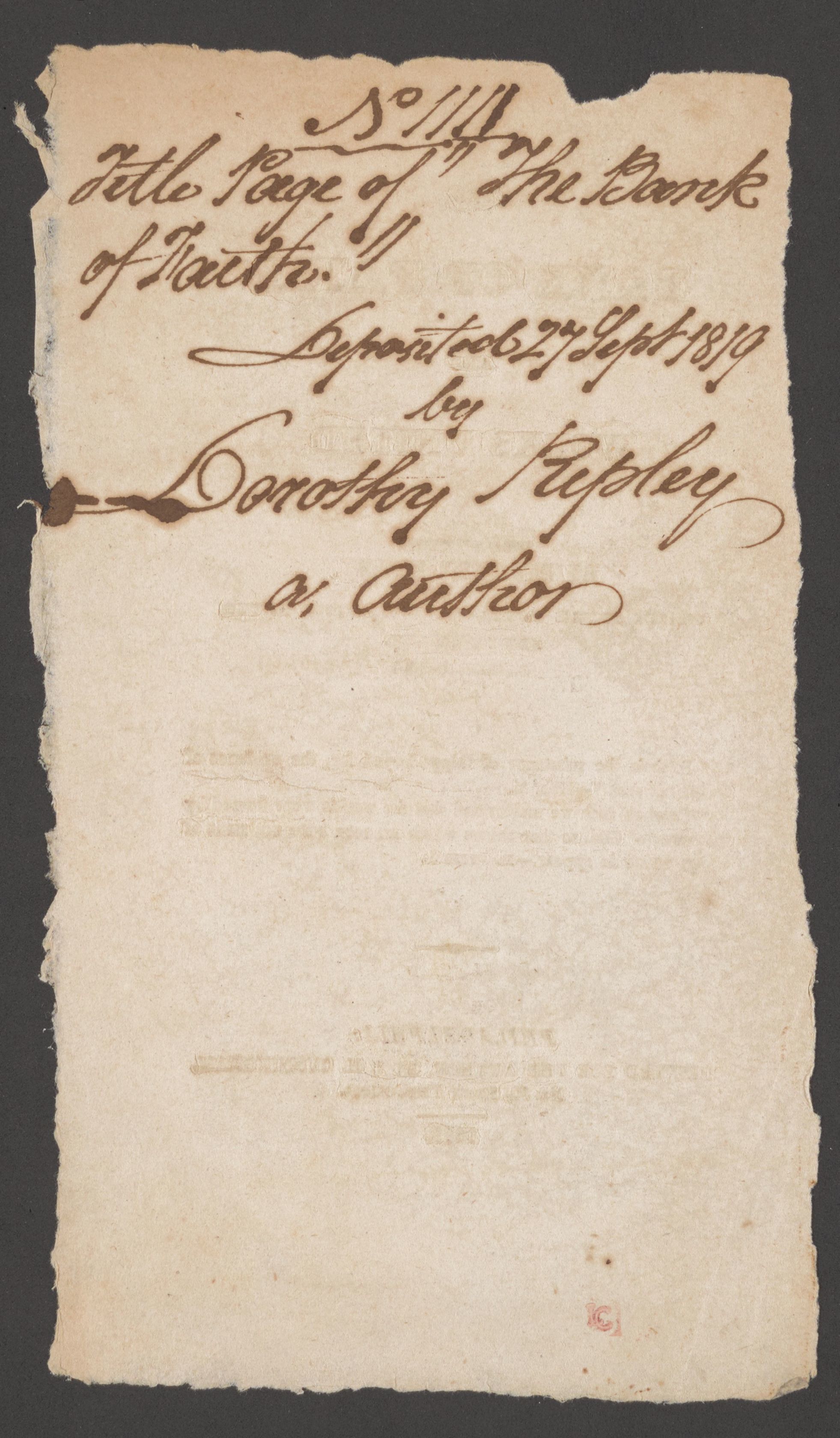 Scanned image of the current content page