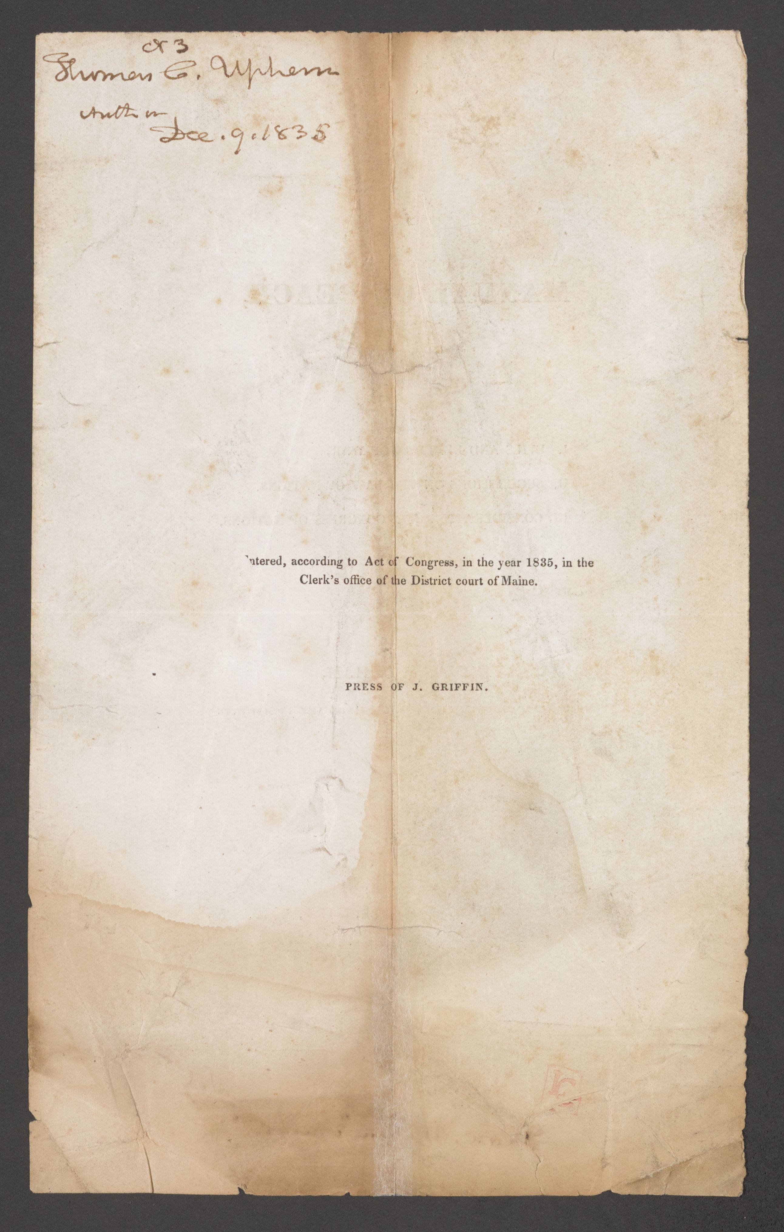 Scanned image of the current content page