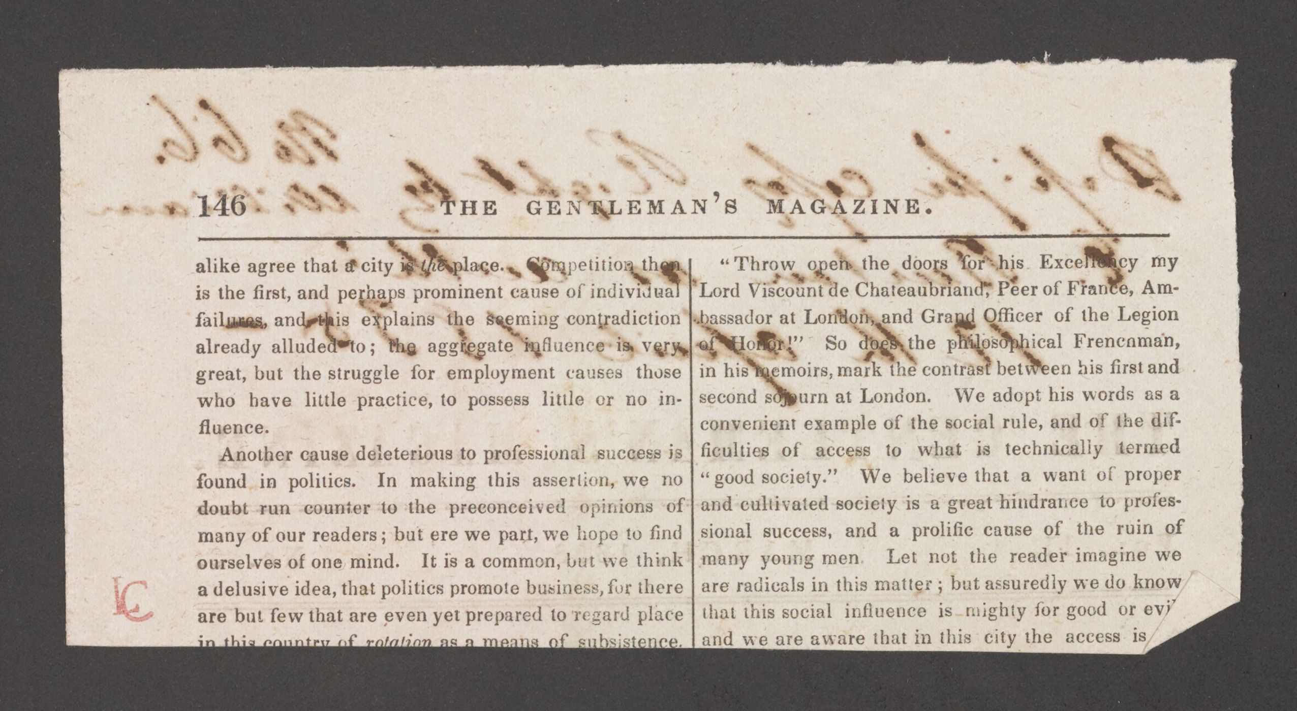 Scanned image of the current content page