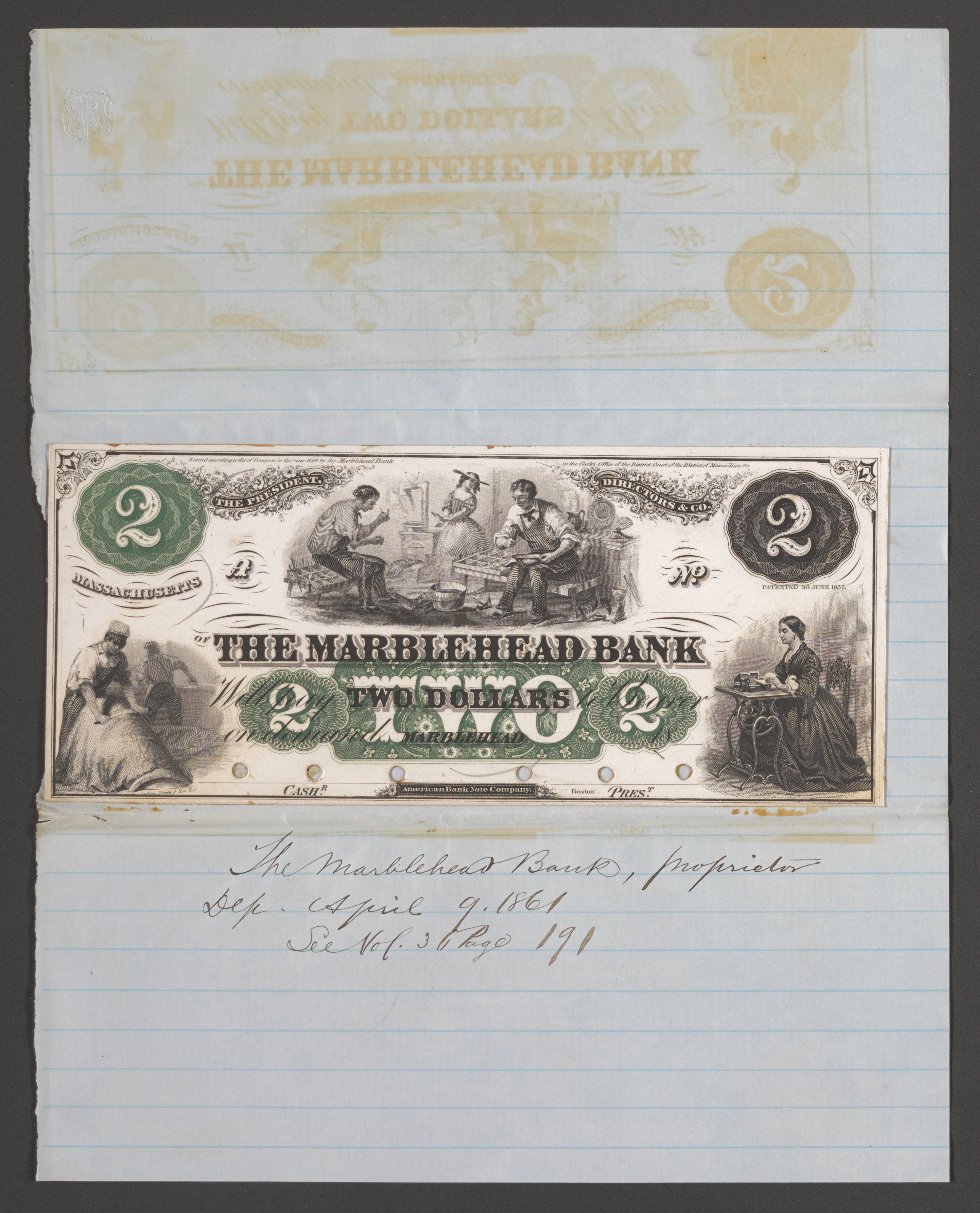 Scanned image of the current content page