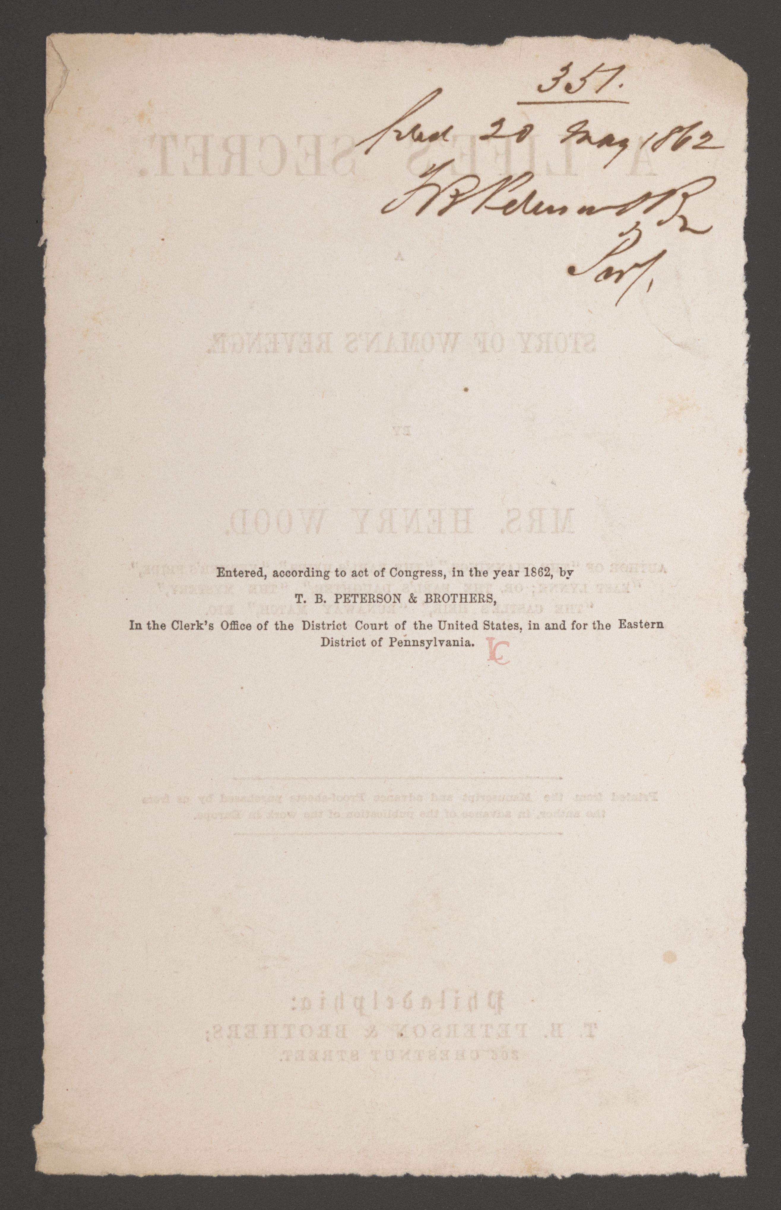 Scanned image of the current content page