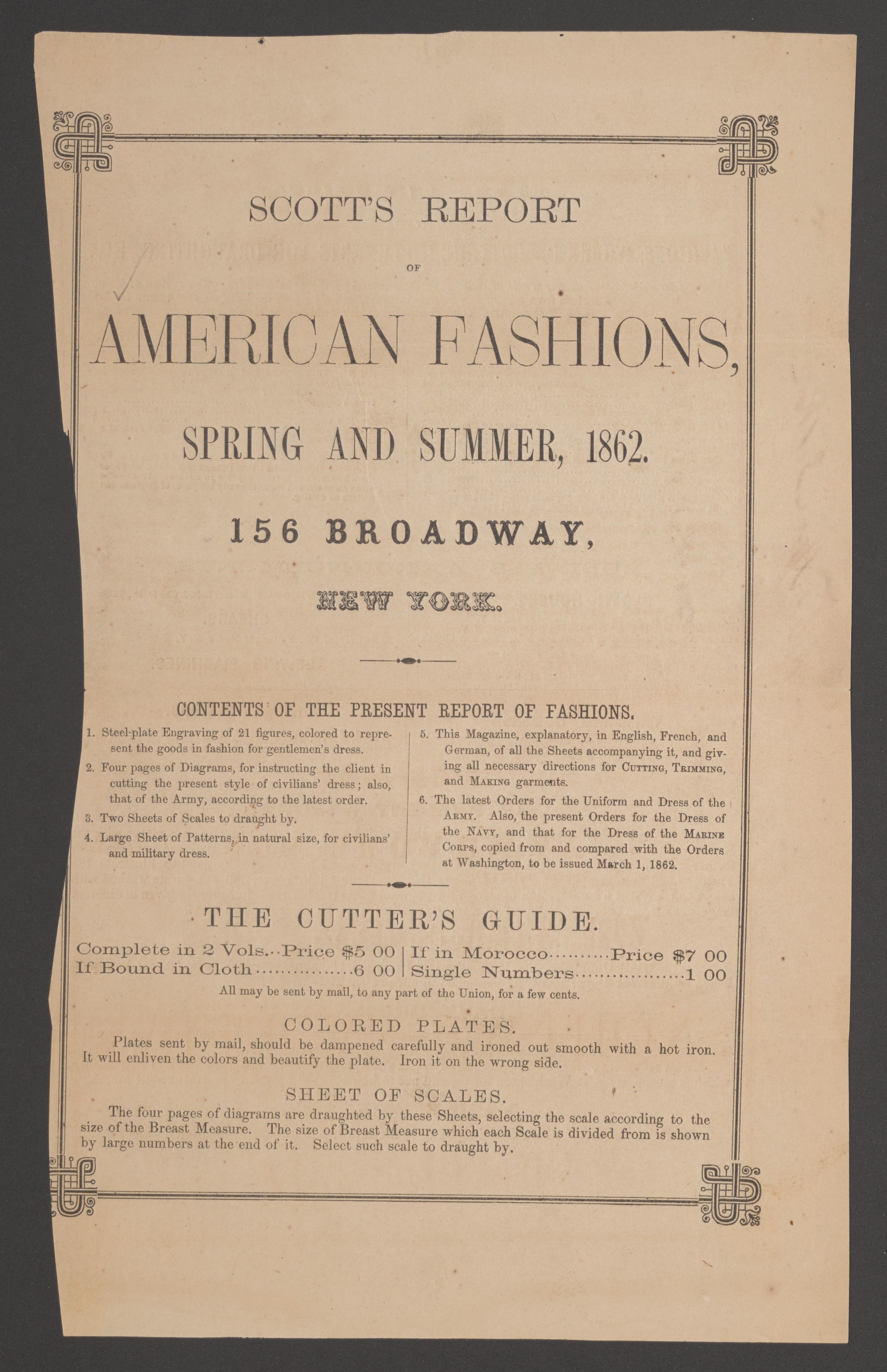 Scanned image of the current content page