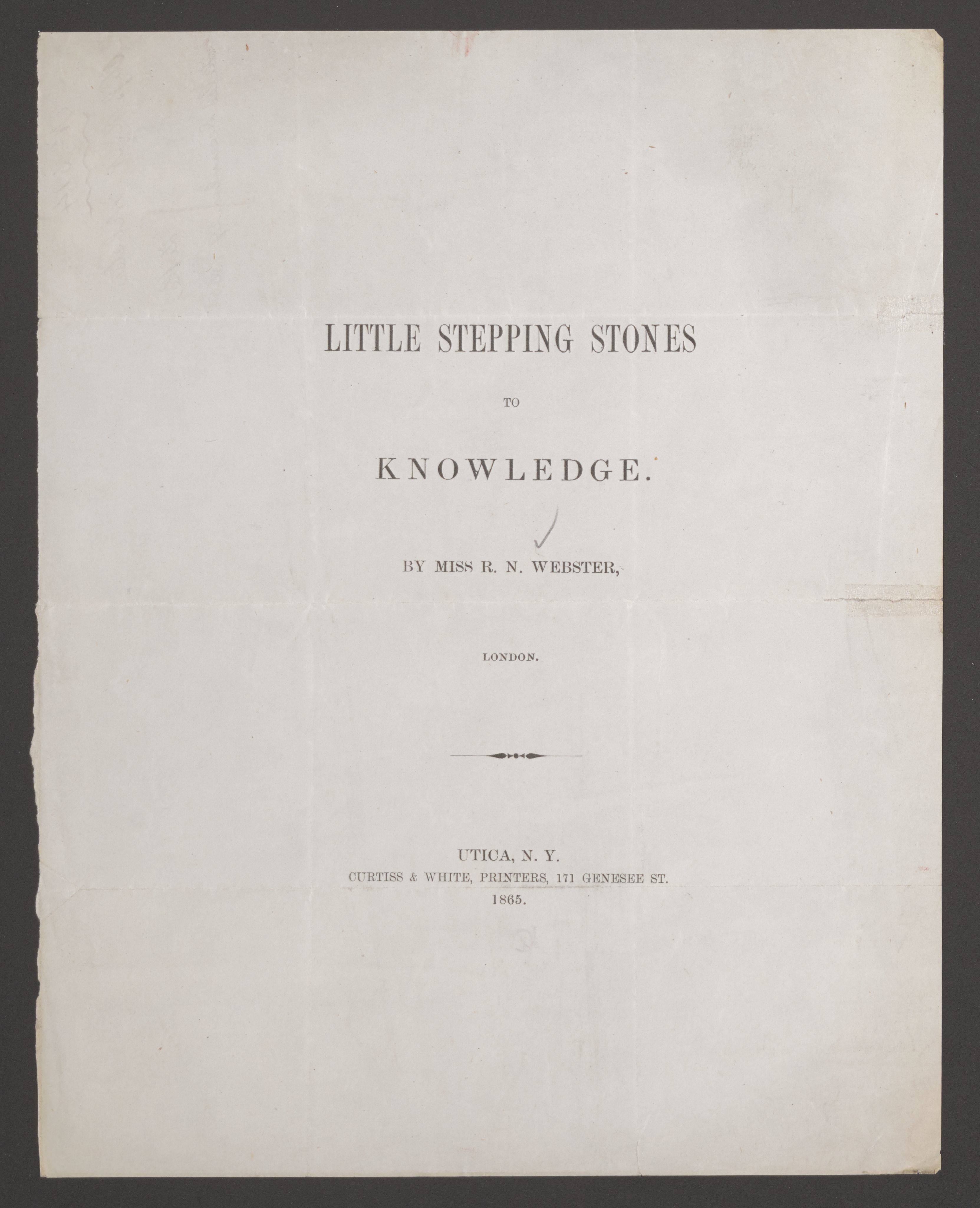 Scanned image of the current content page