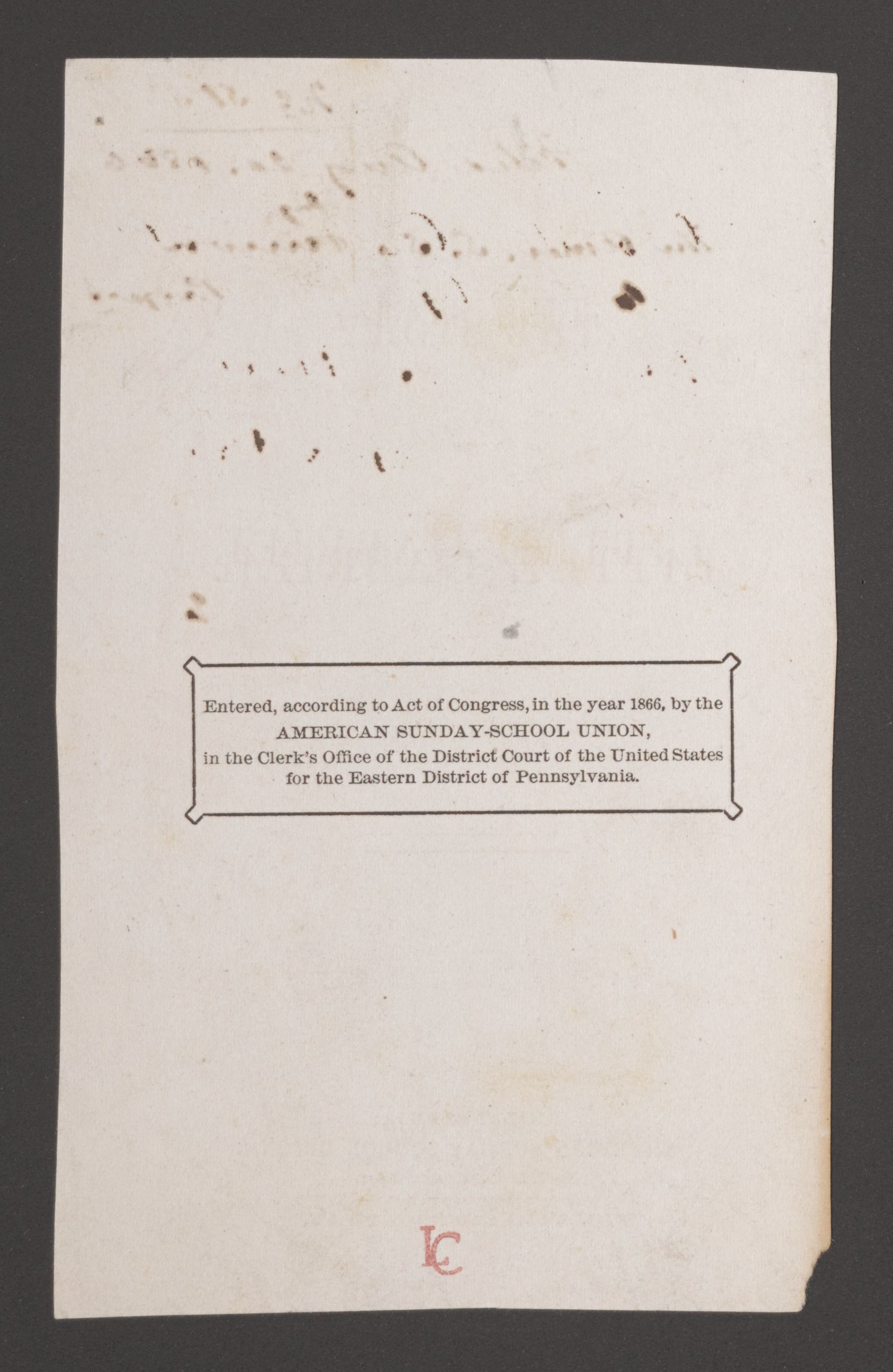 Scanned image of the current content page