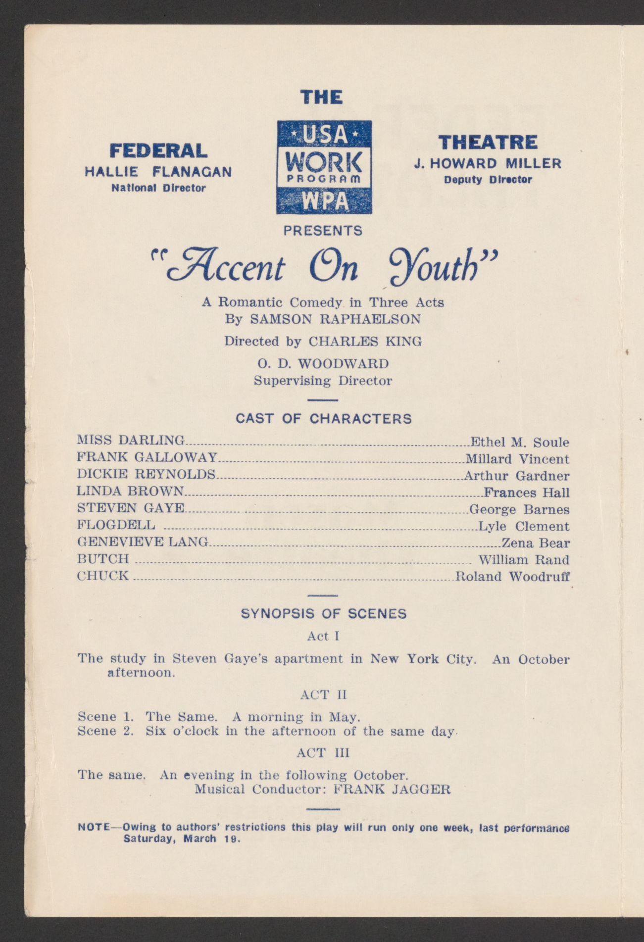 Scanned image of the current content page