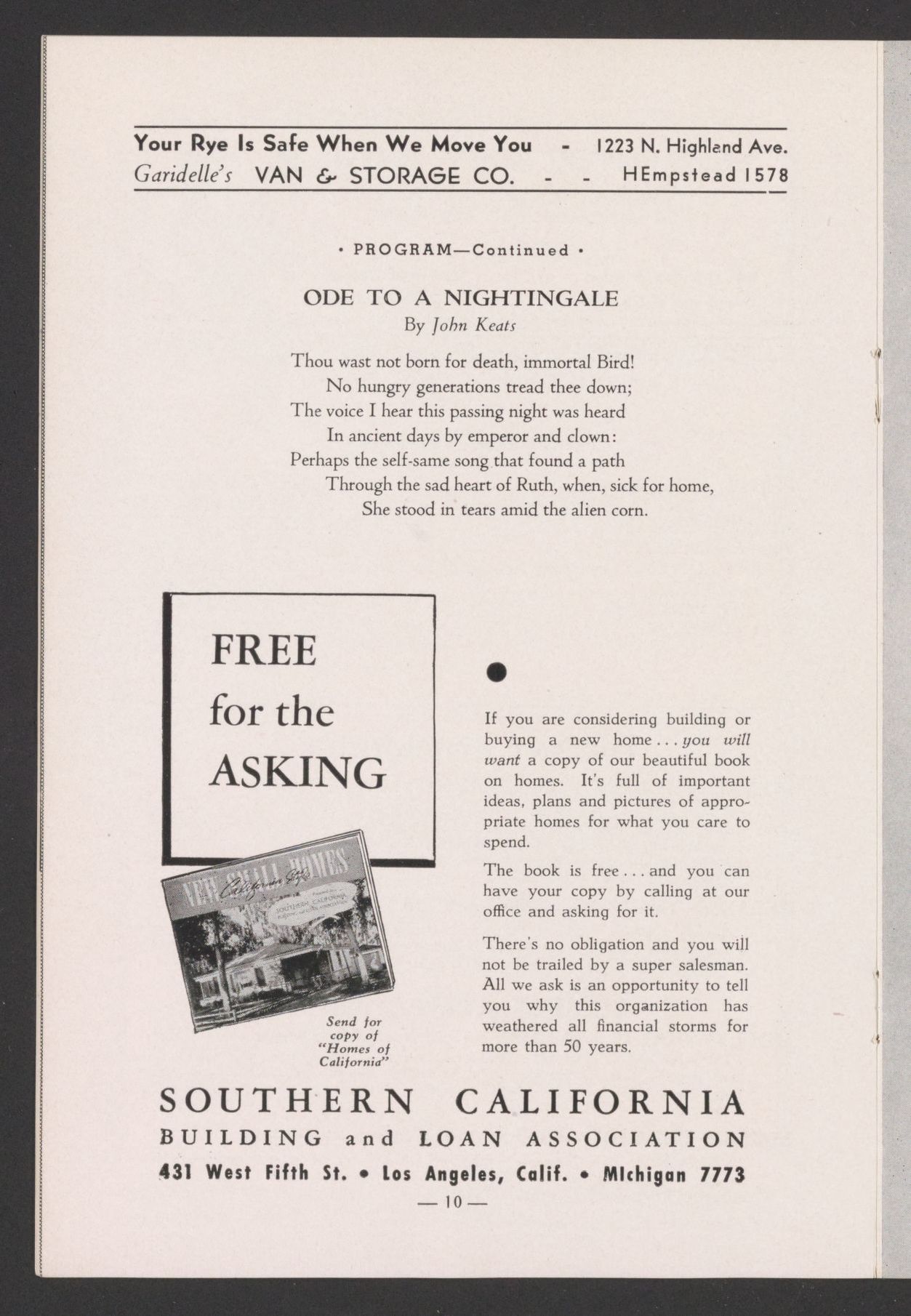 Scanned image of the current content page