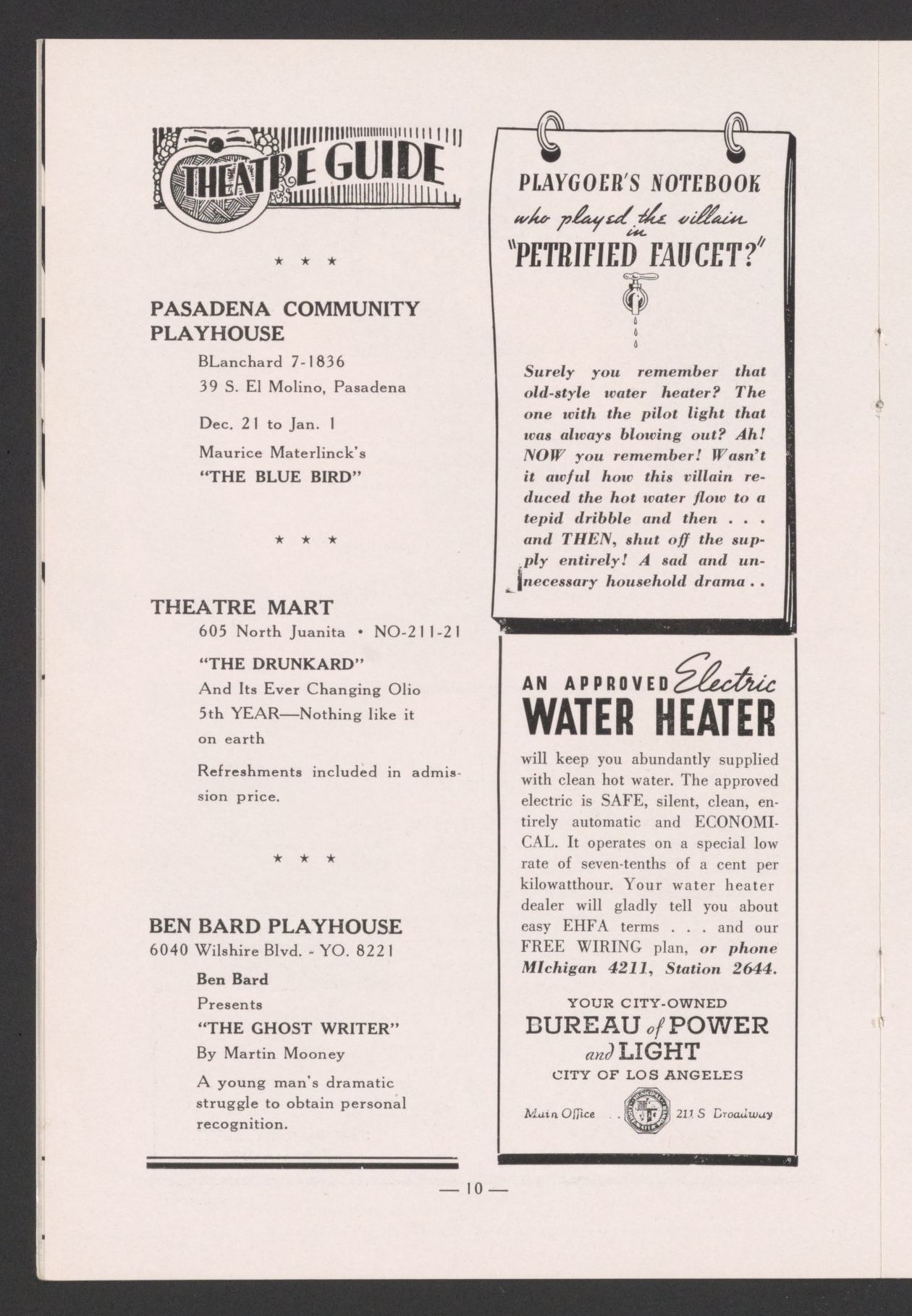 Scanned image of the current content page