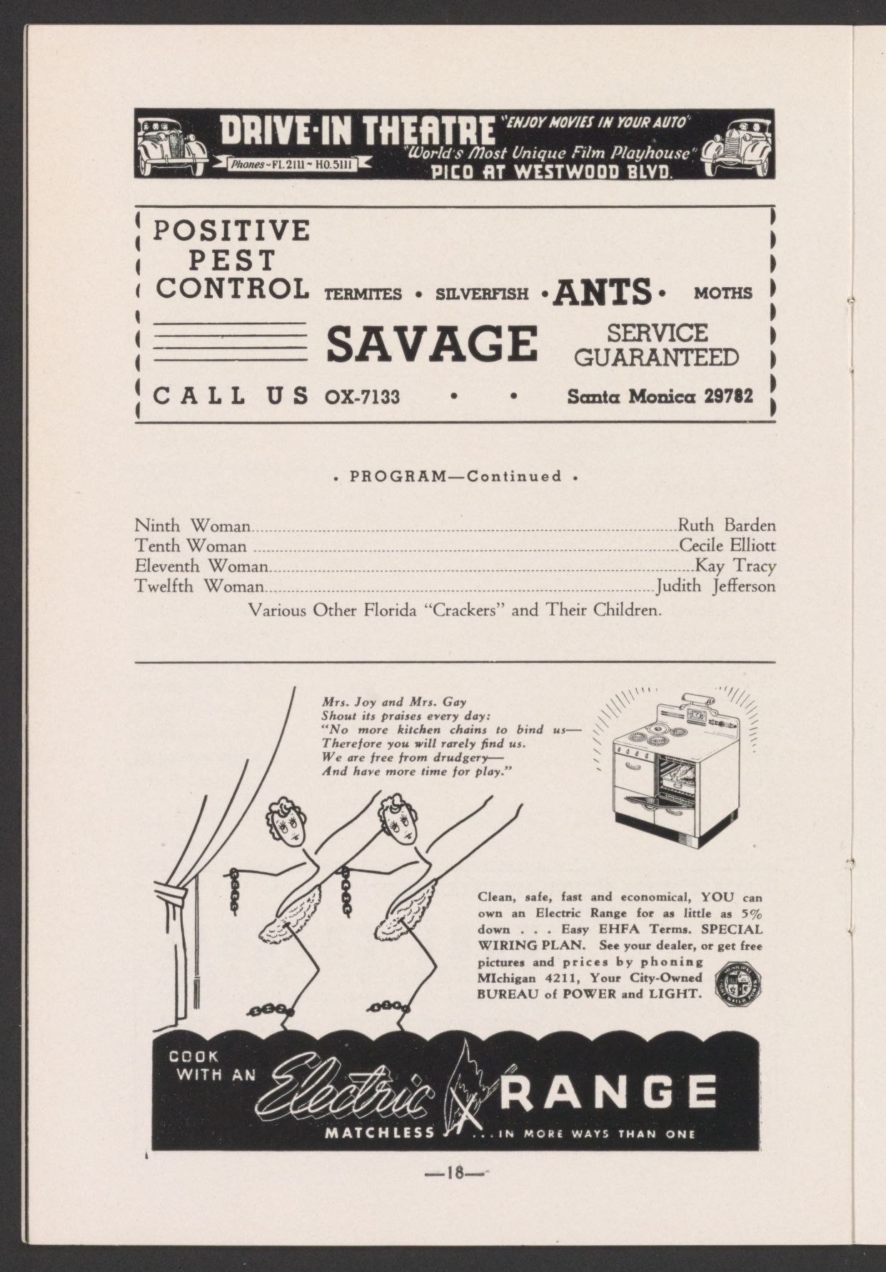 Scanned image of the current content page