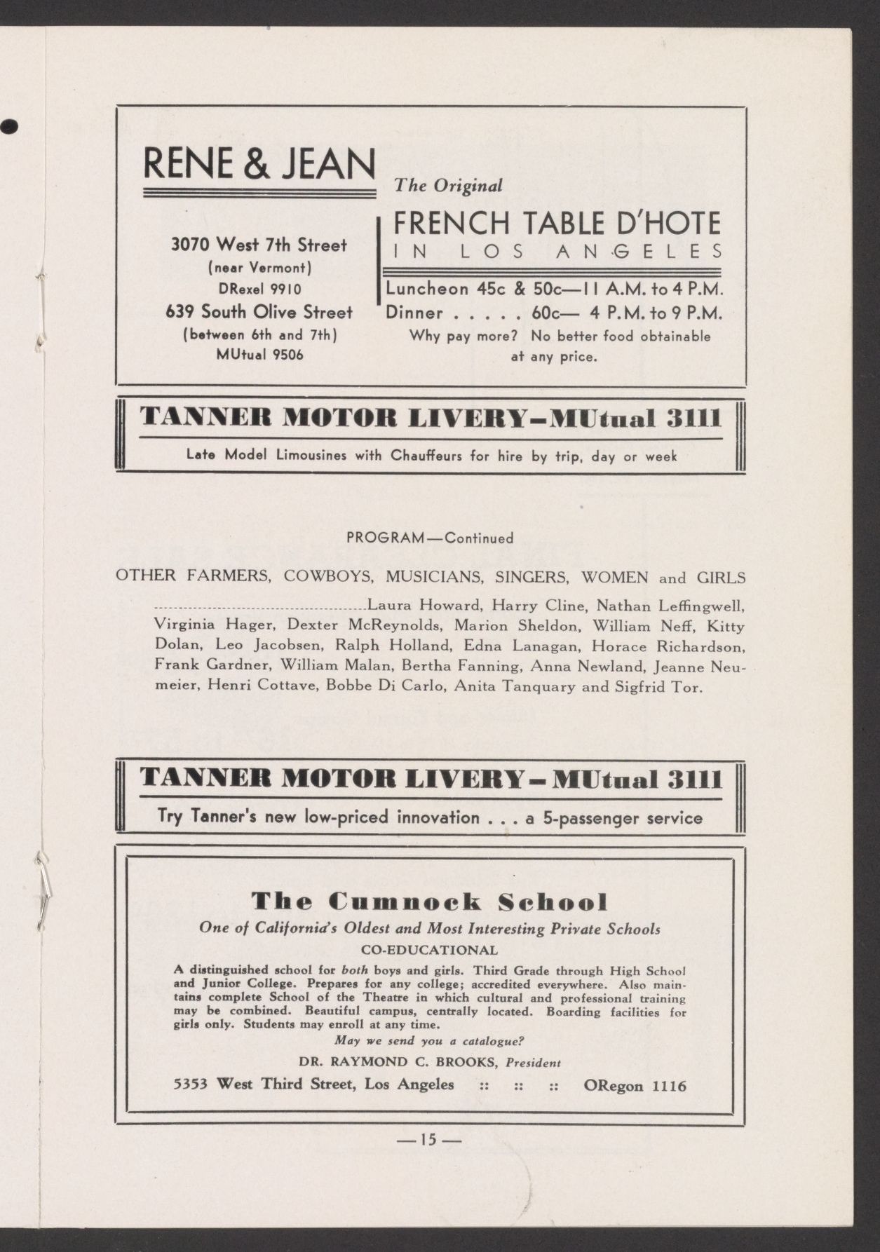 Scanned image of the current content page
