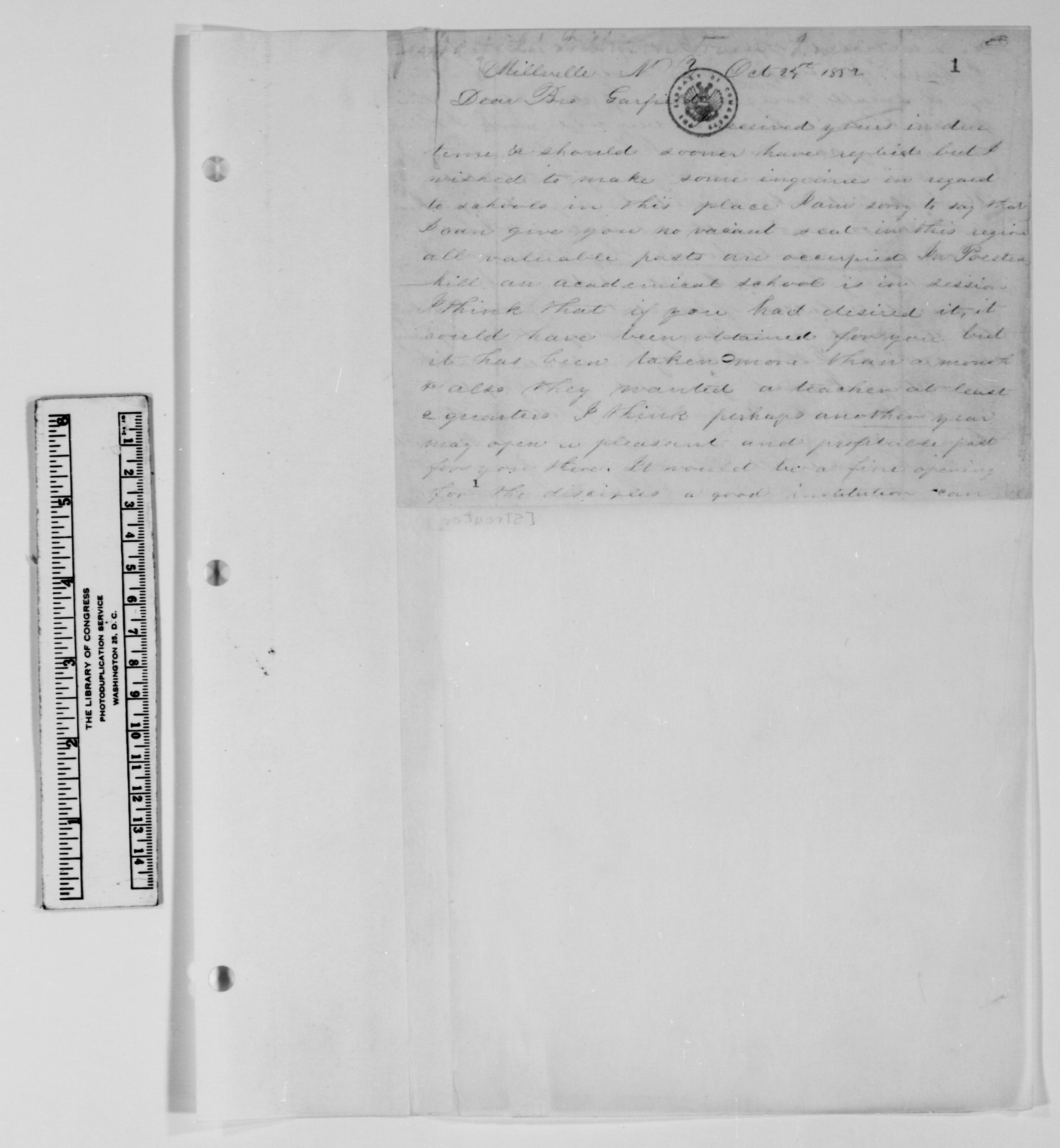 Scanned image of the current content page