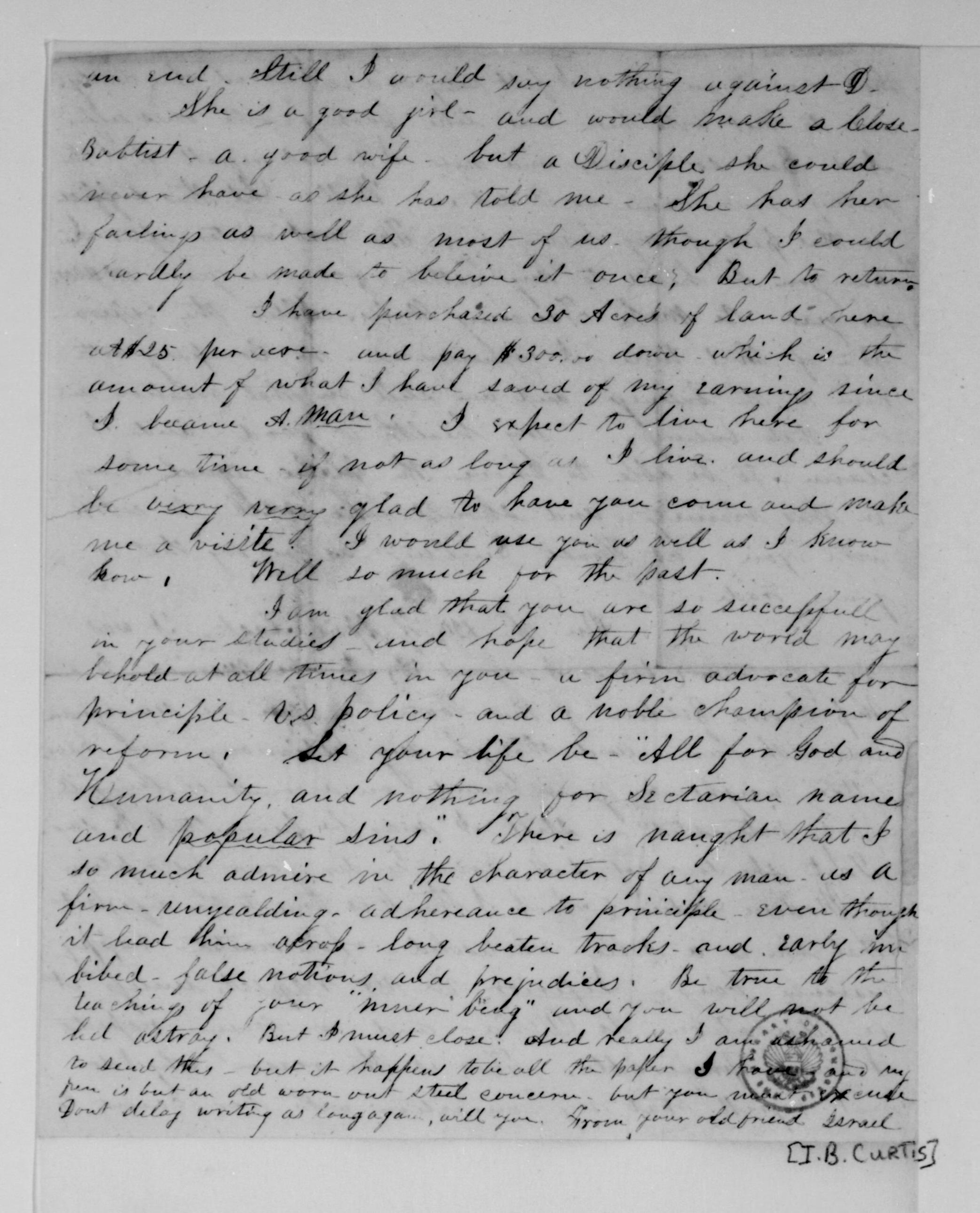 Scanned image of the current content page