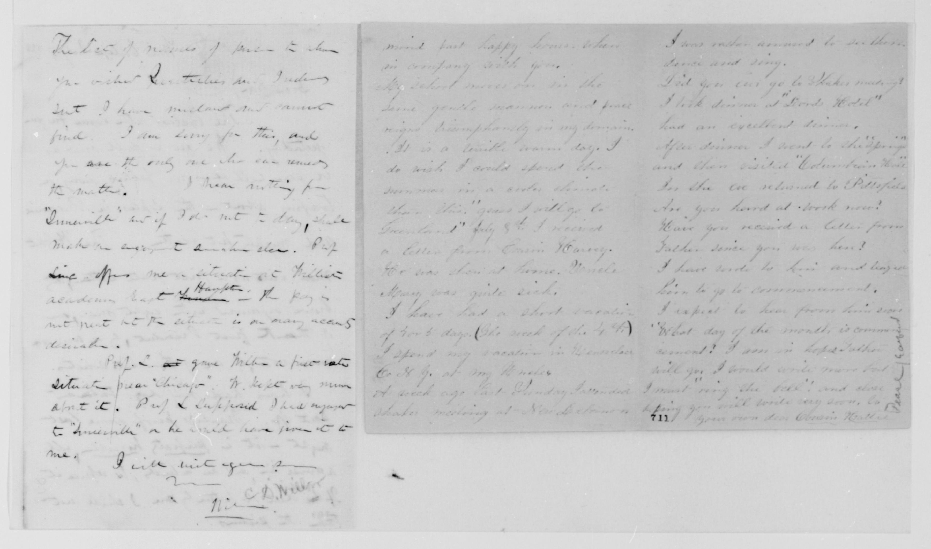 Scanned image of the current content page