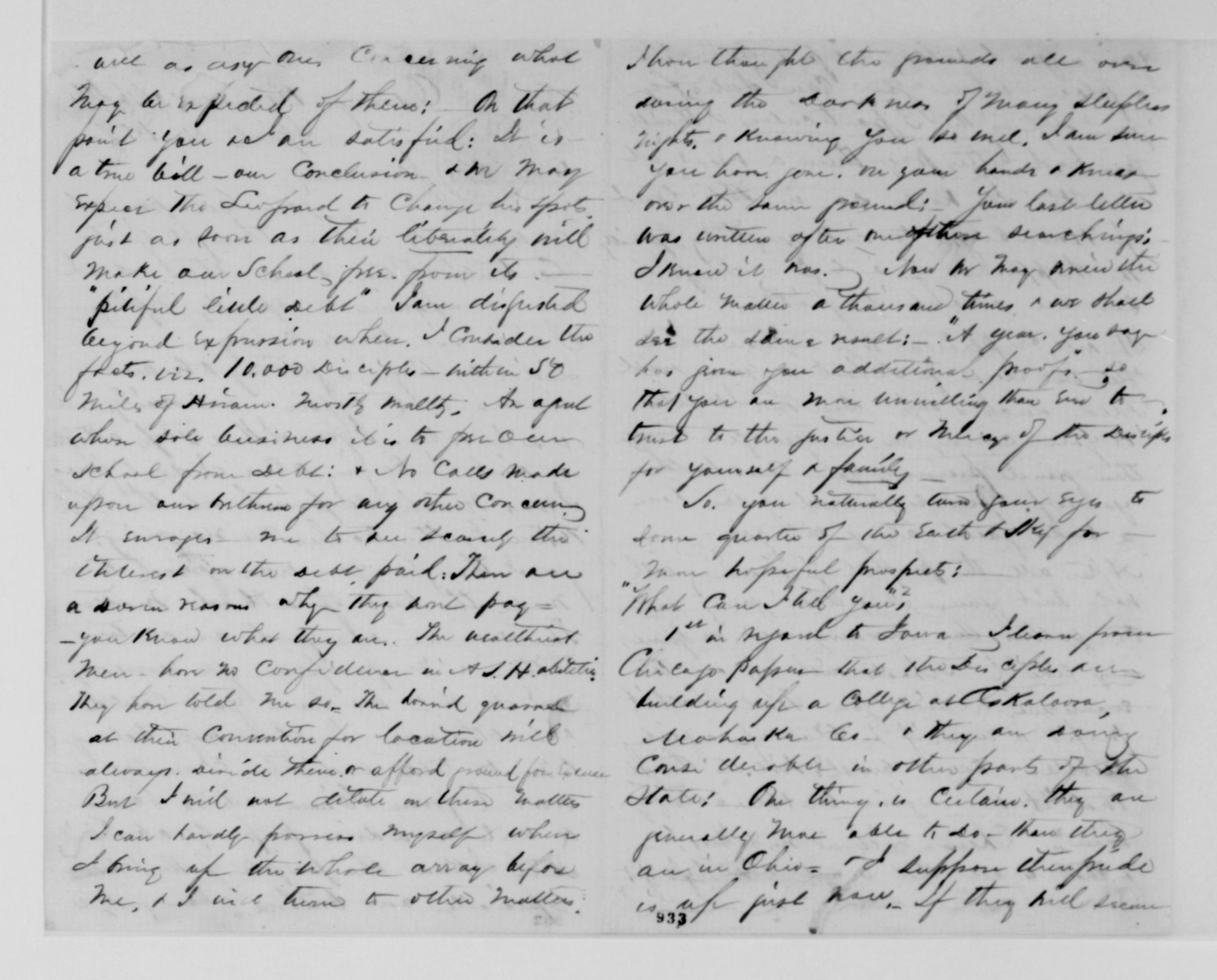 Scanned image of the current content page