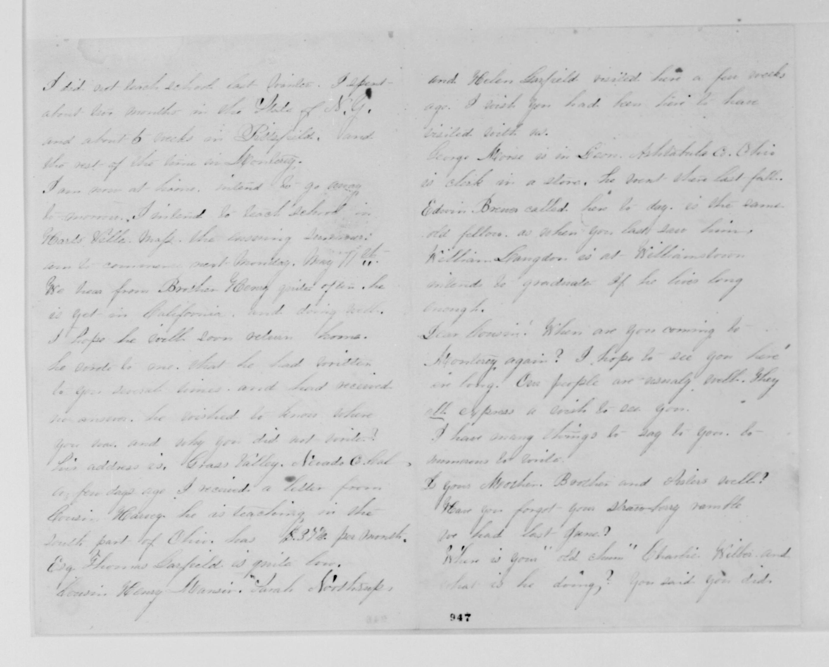 Scanned image of the current content page