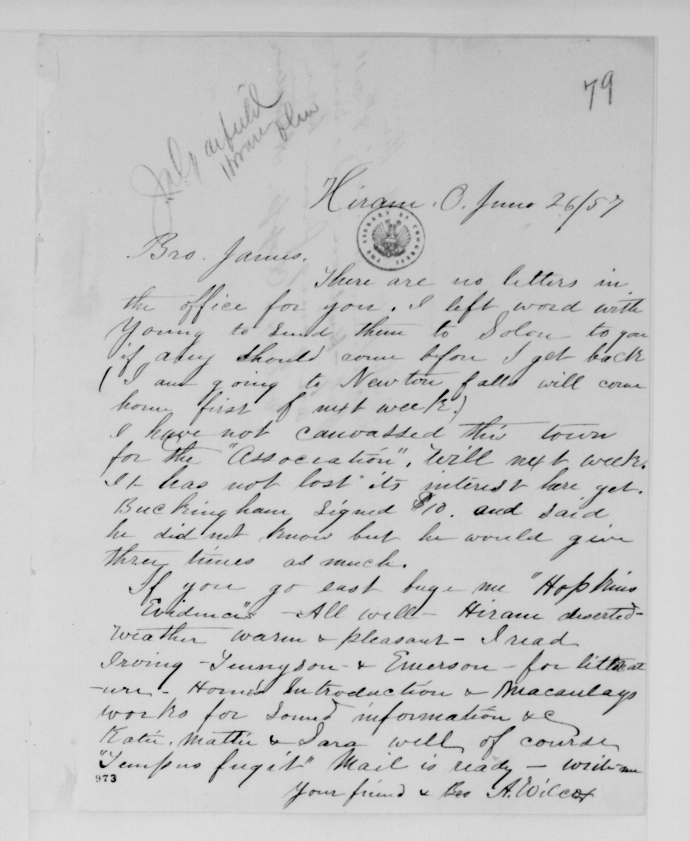 Scanned image of the current content page