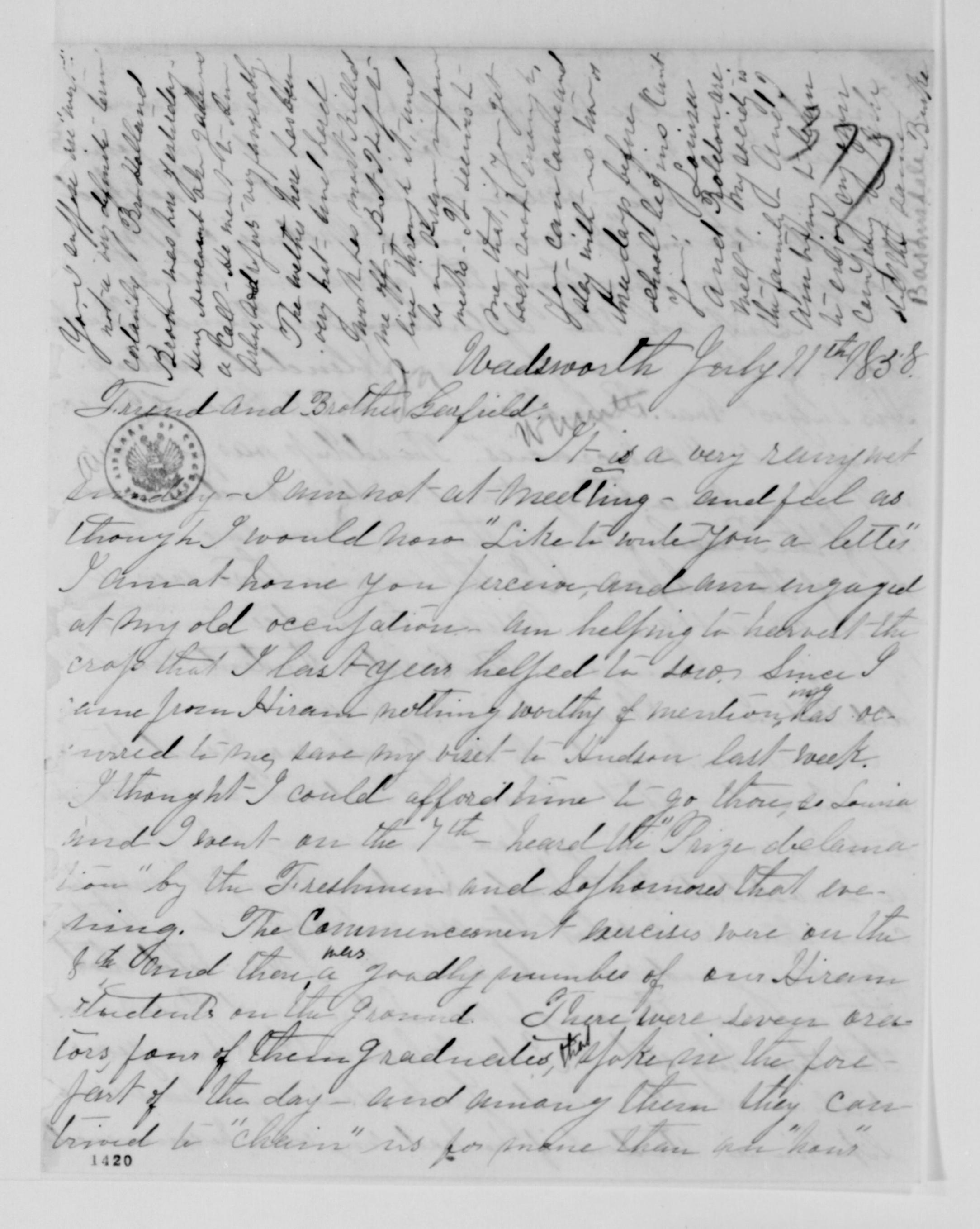 Scanned image of the current content page