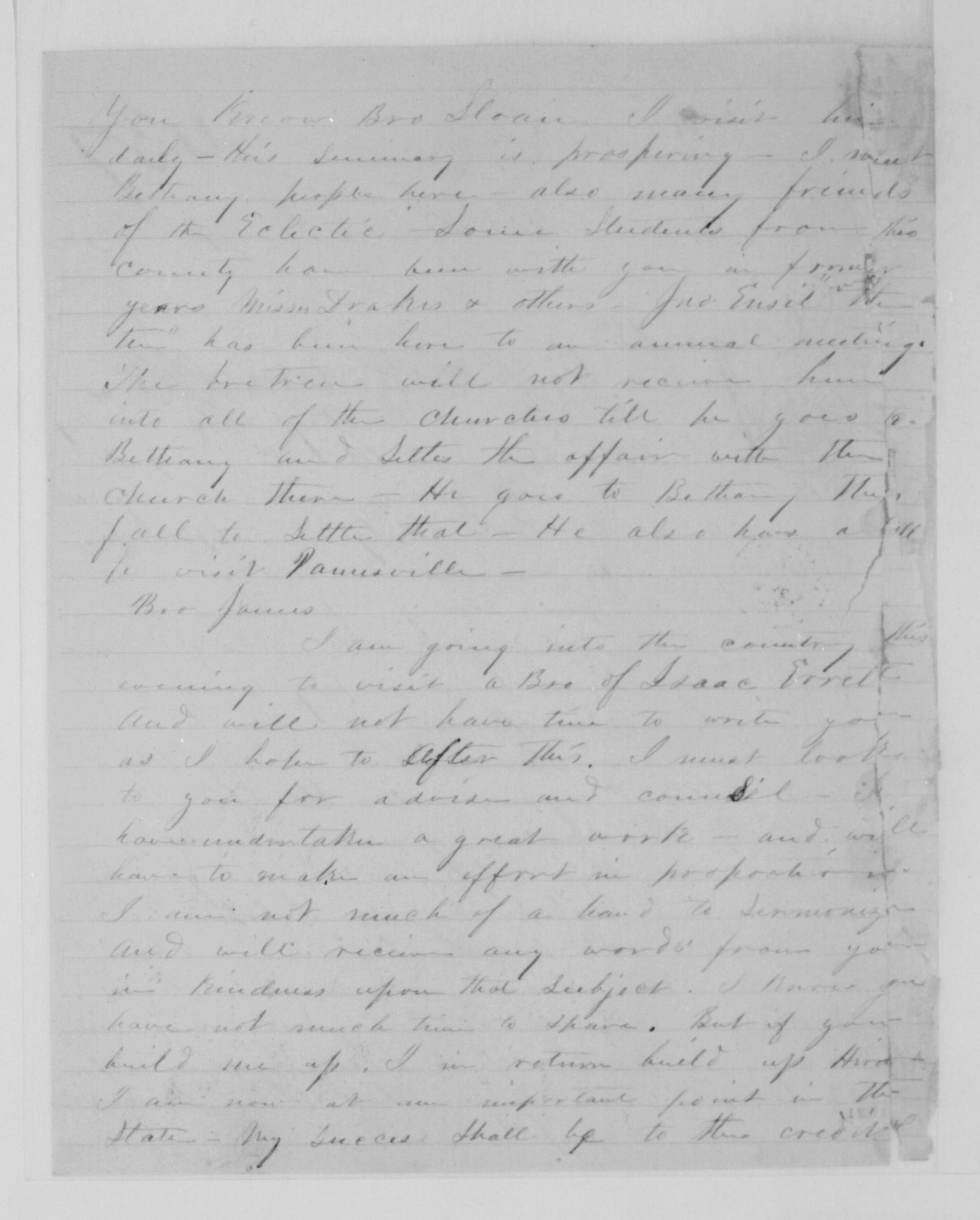 Scanned image of the current content page