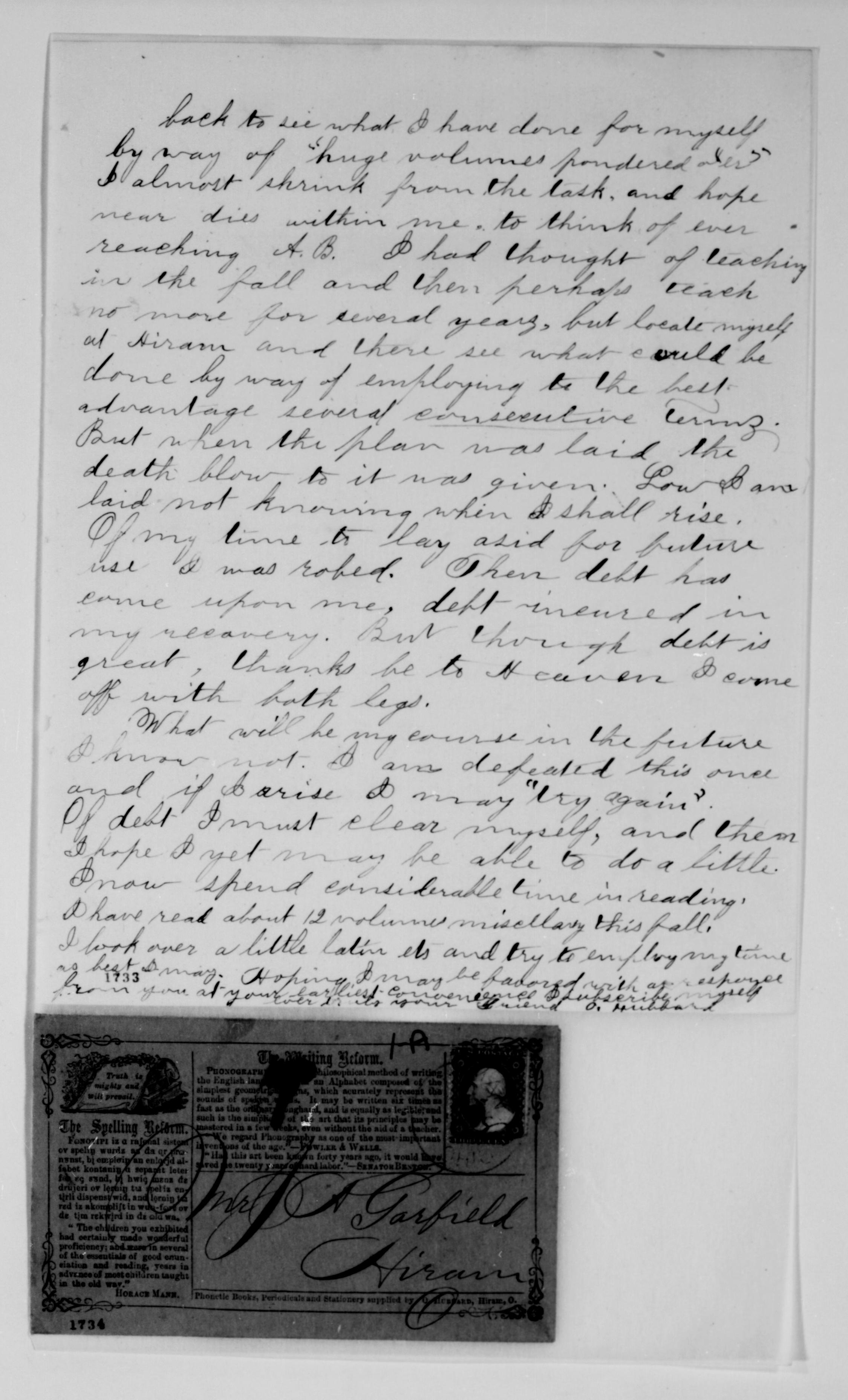 Scanned image of the current content page