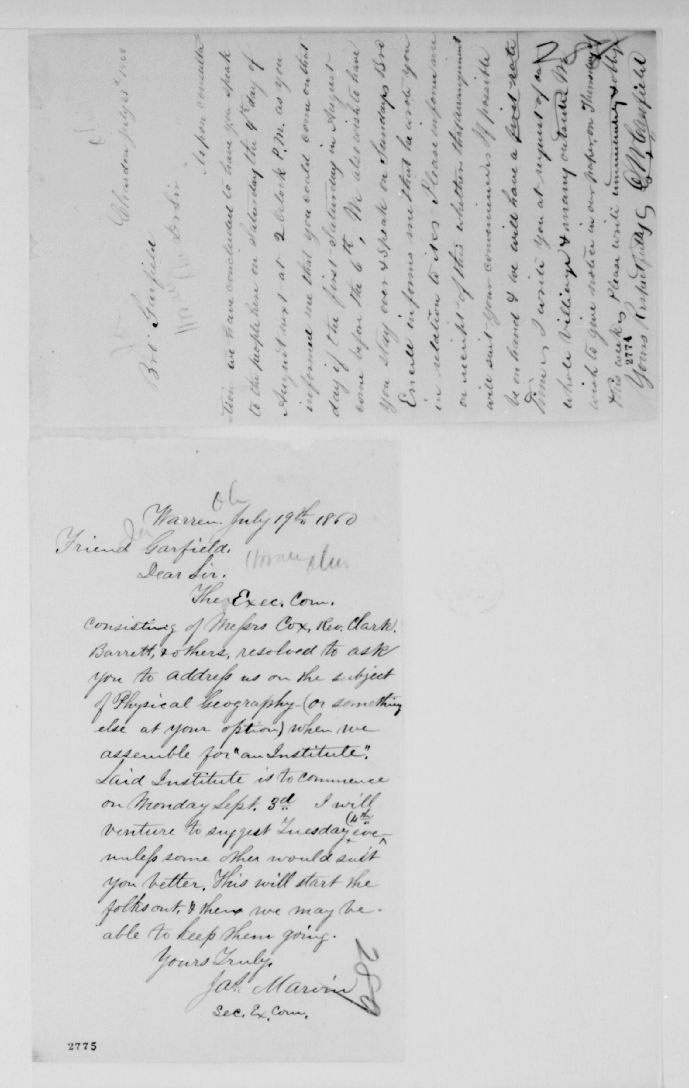 Scanned image of the current content page