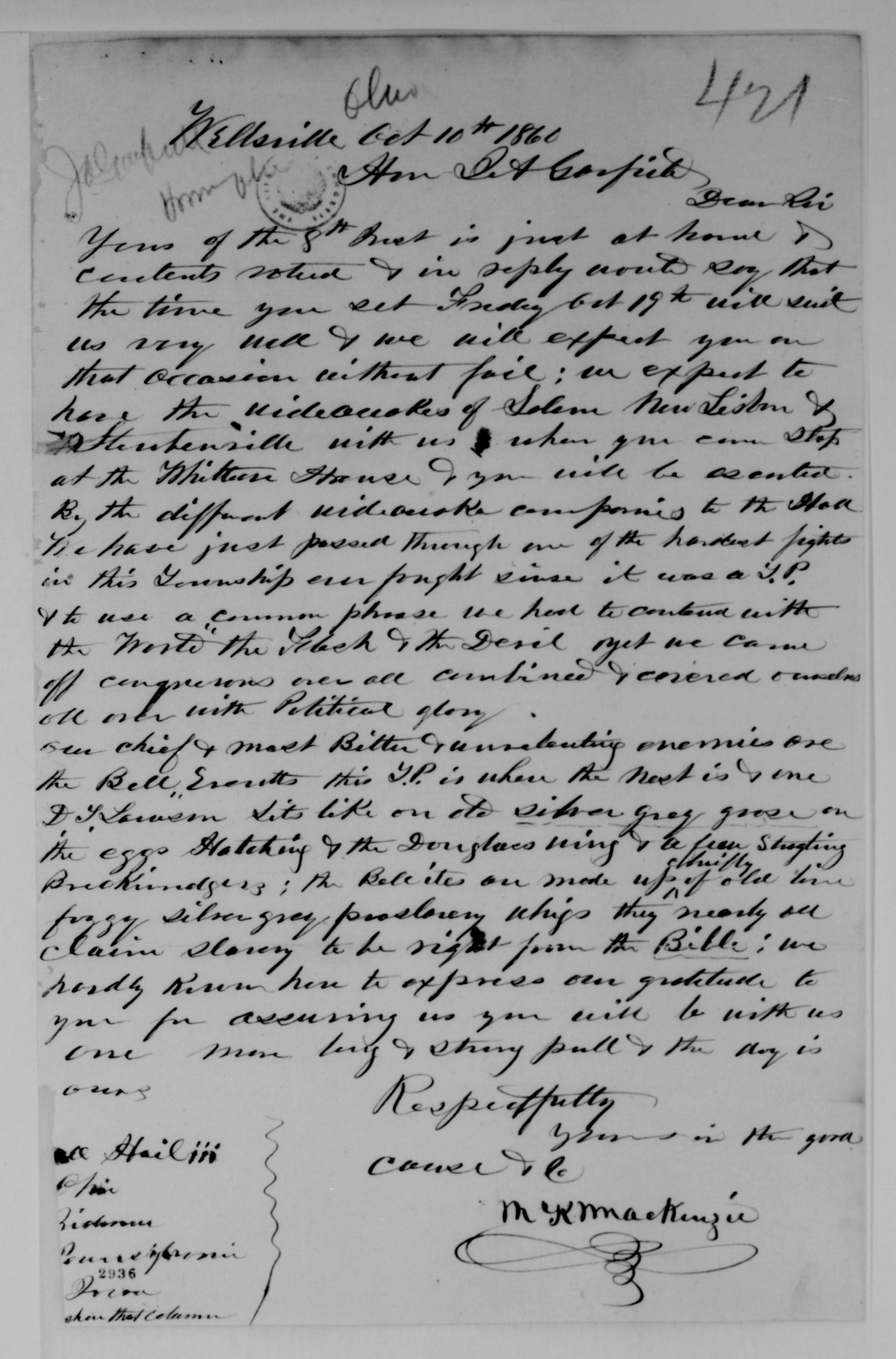 Scanned image of the current content page