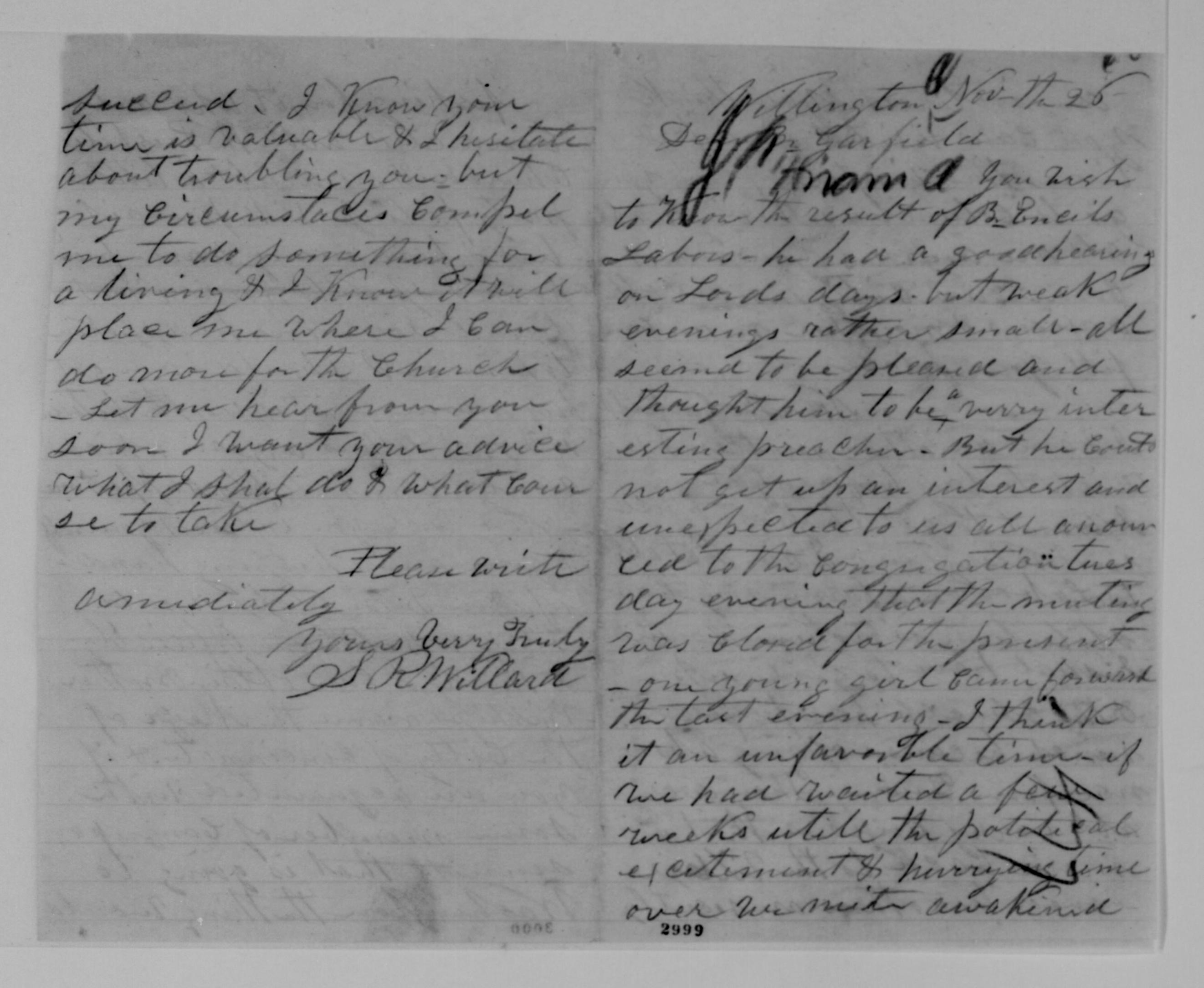 Scanned image of the current content page