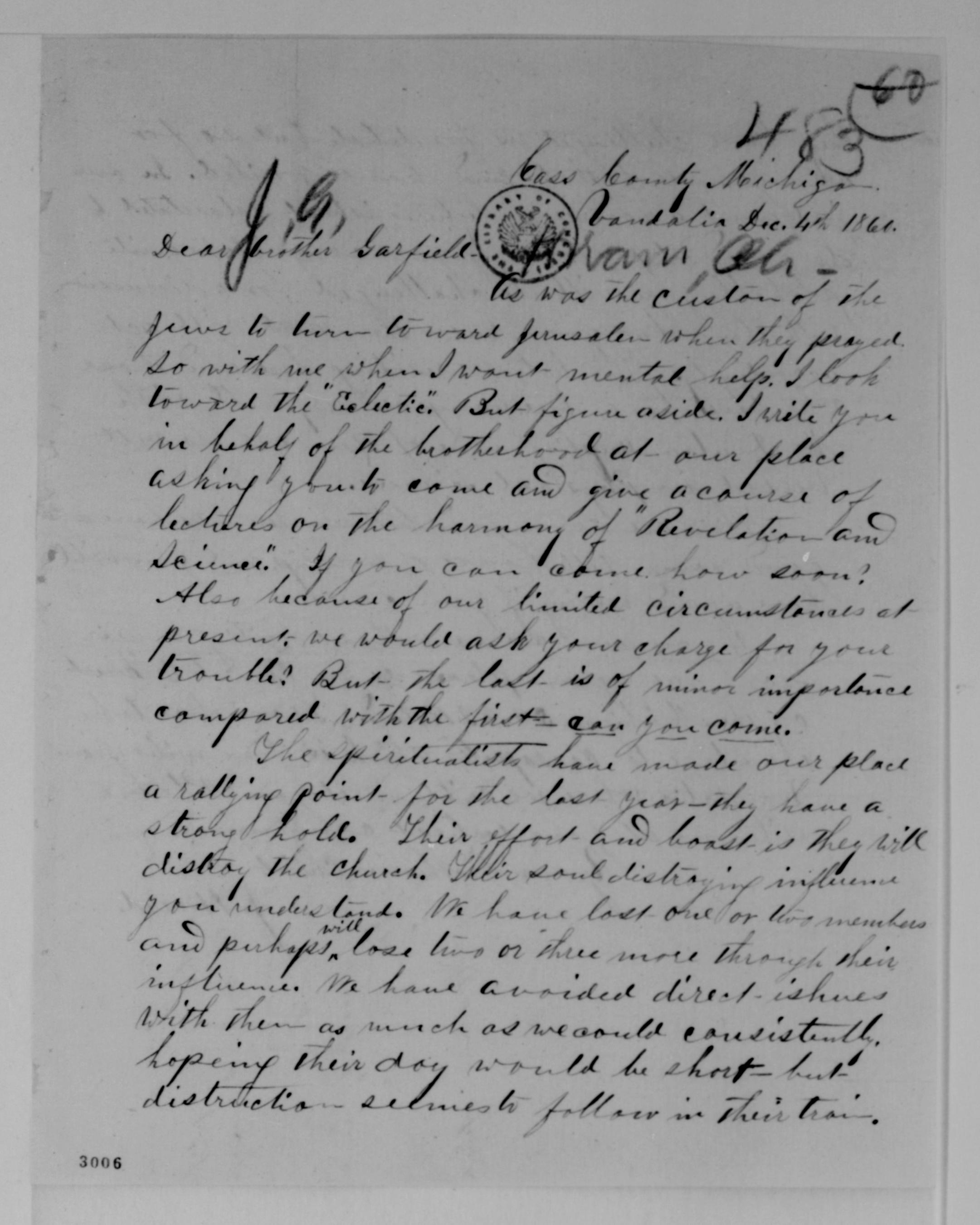 Scanned image of the current content page