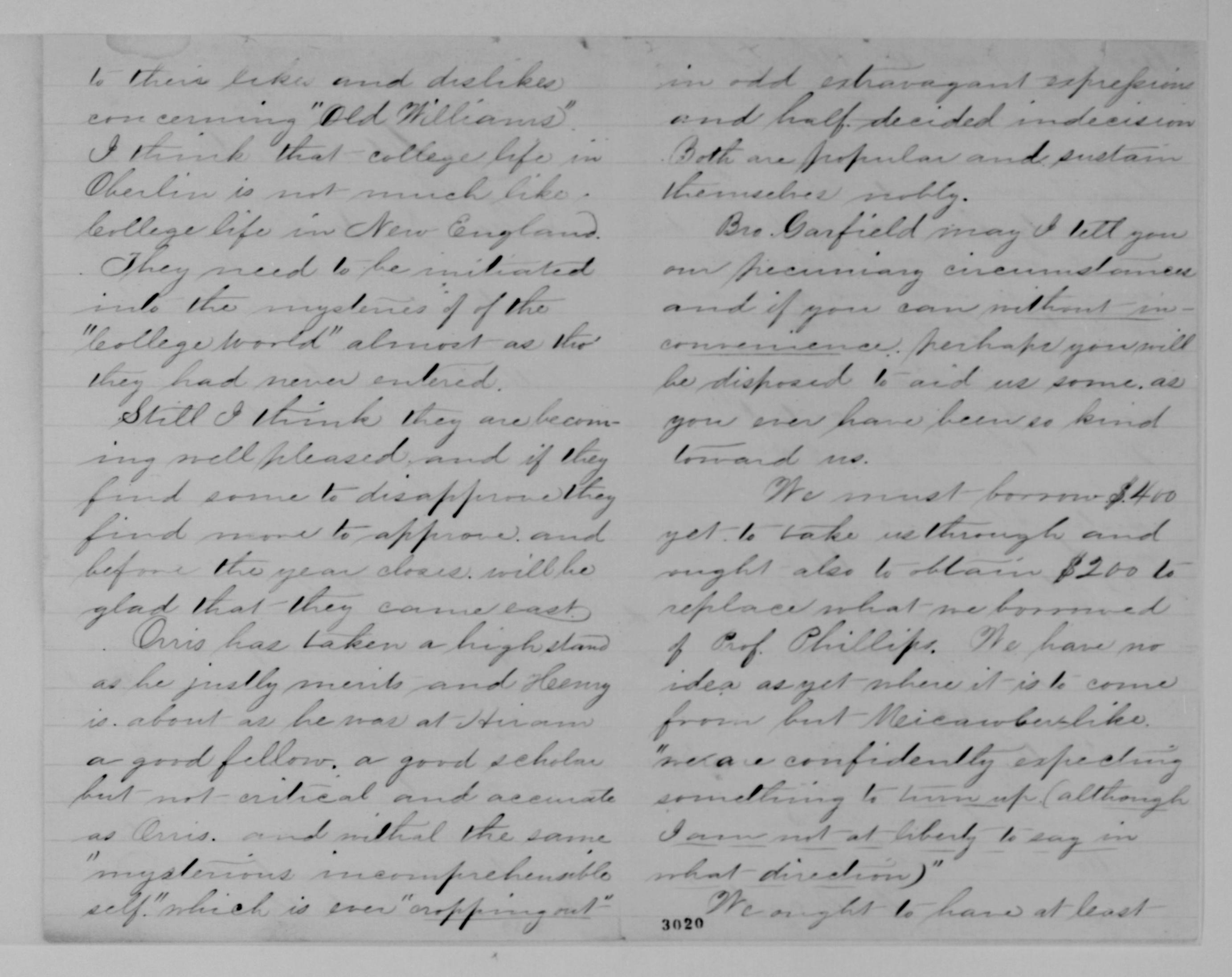 Scanned image of the current content page