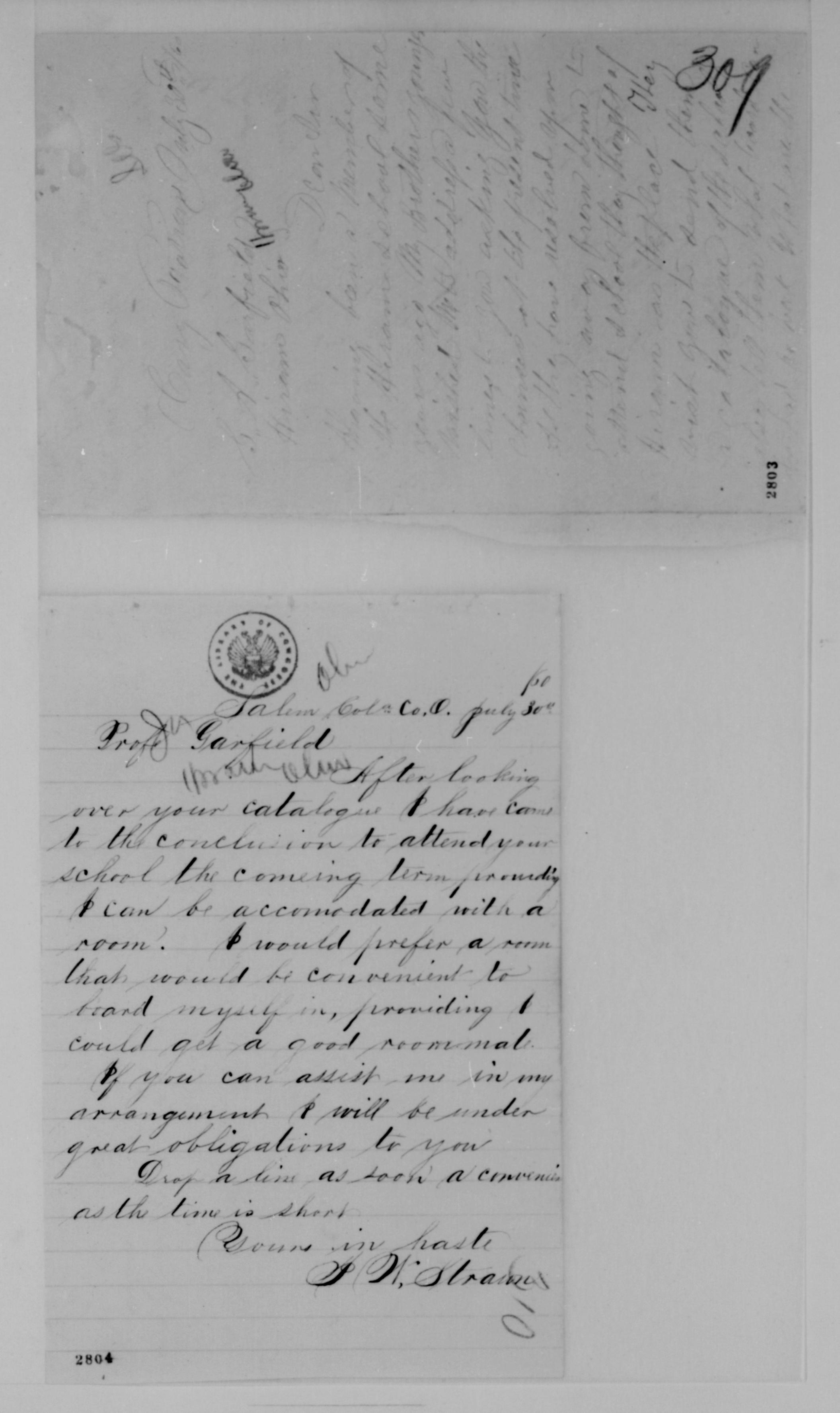 Scanned image of the current content page