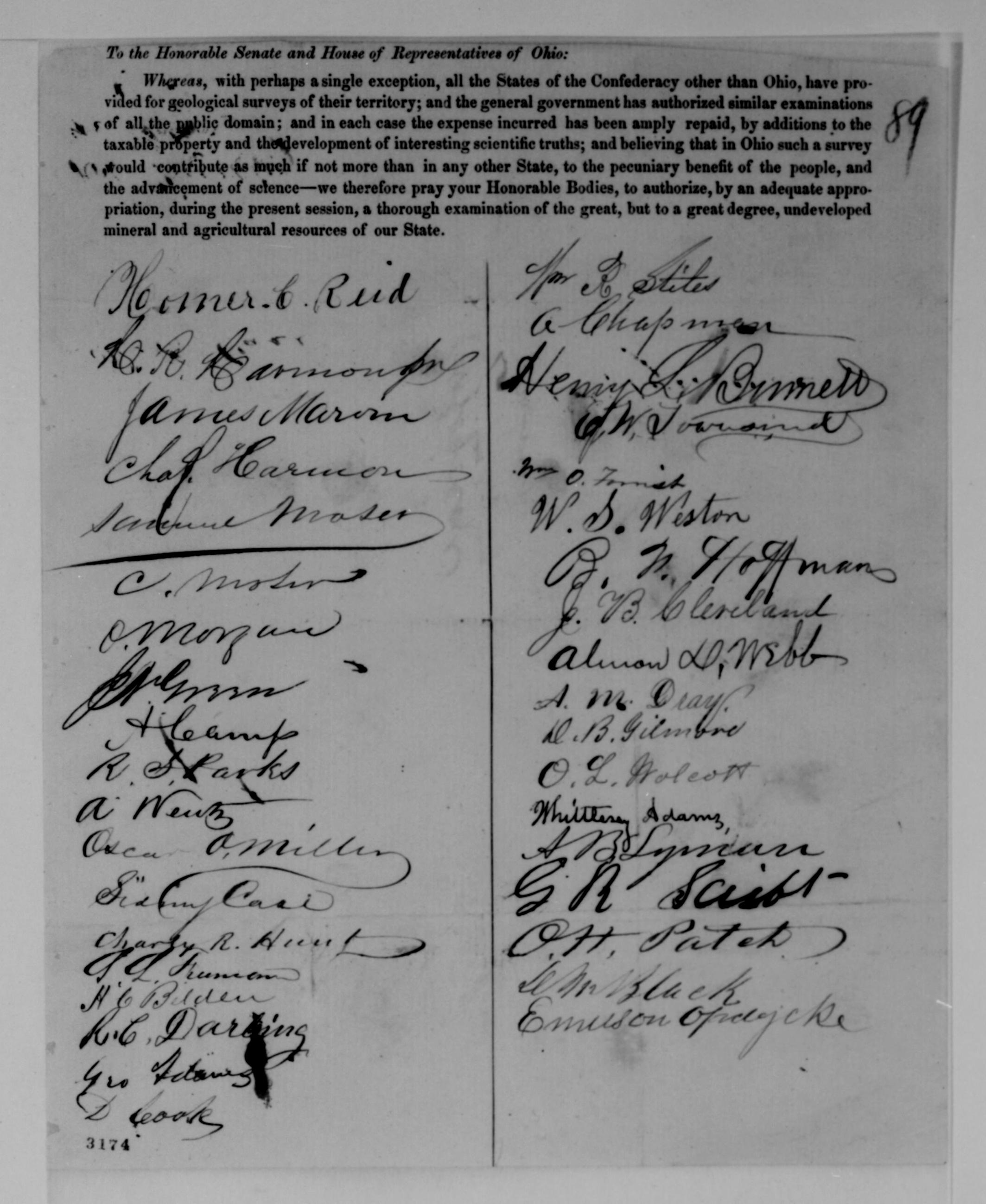 Scanned image of the current content page