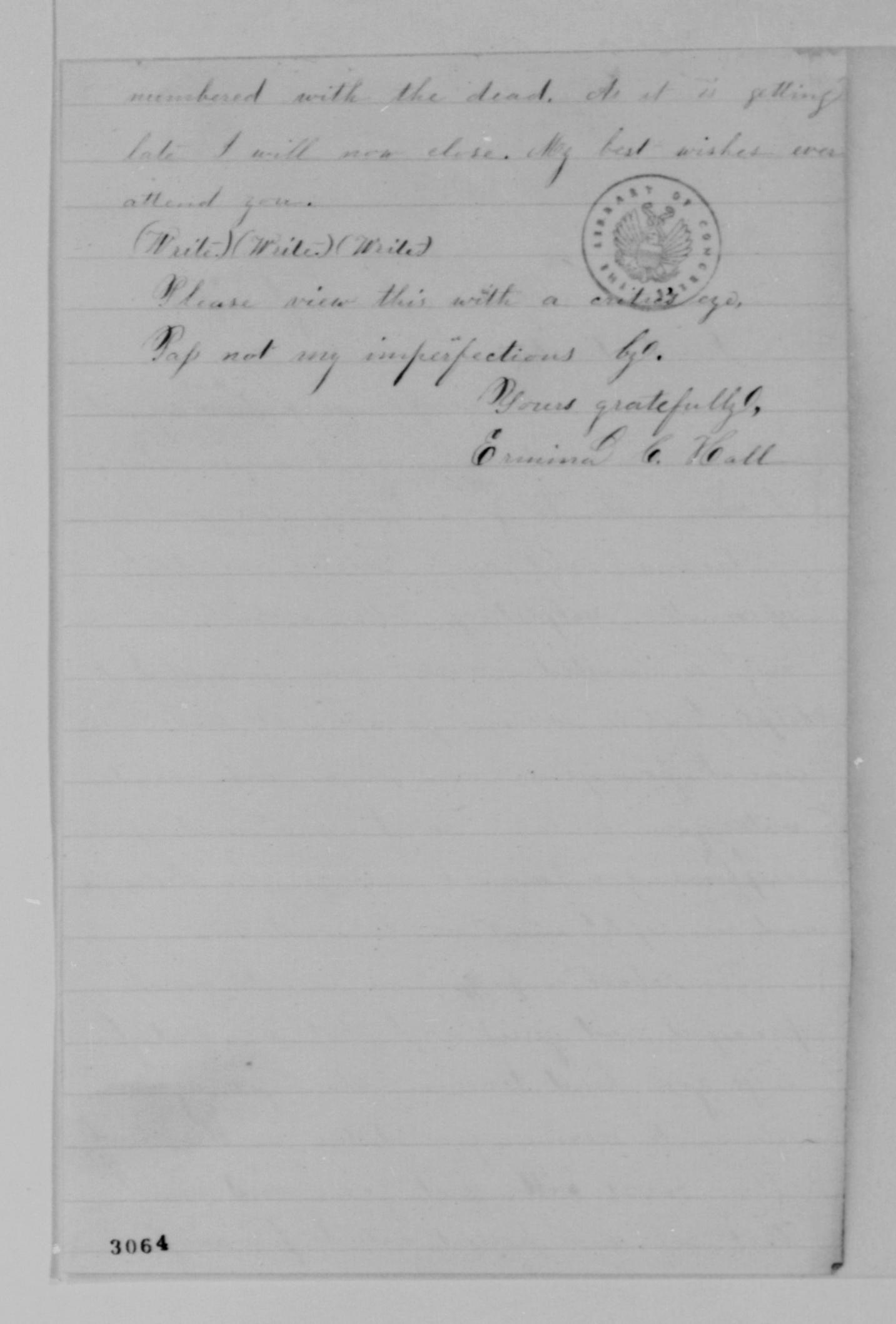 Scanned image of the current content page