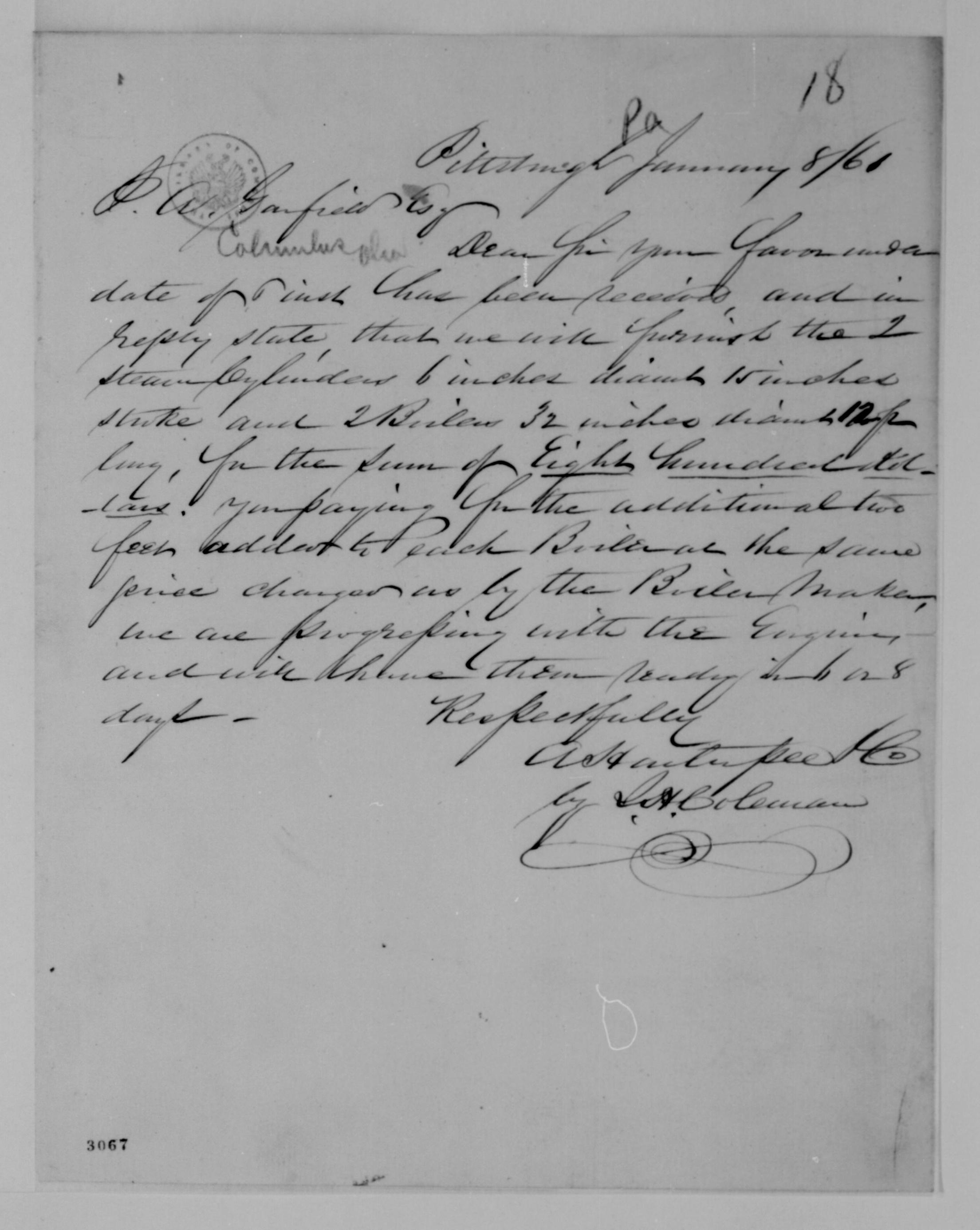 Scanned image of the current content page