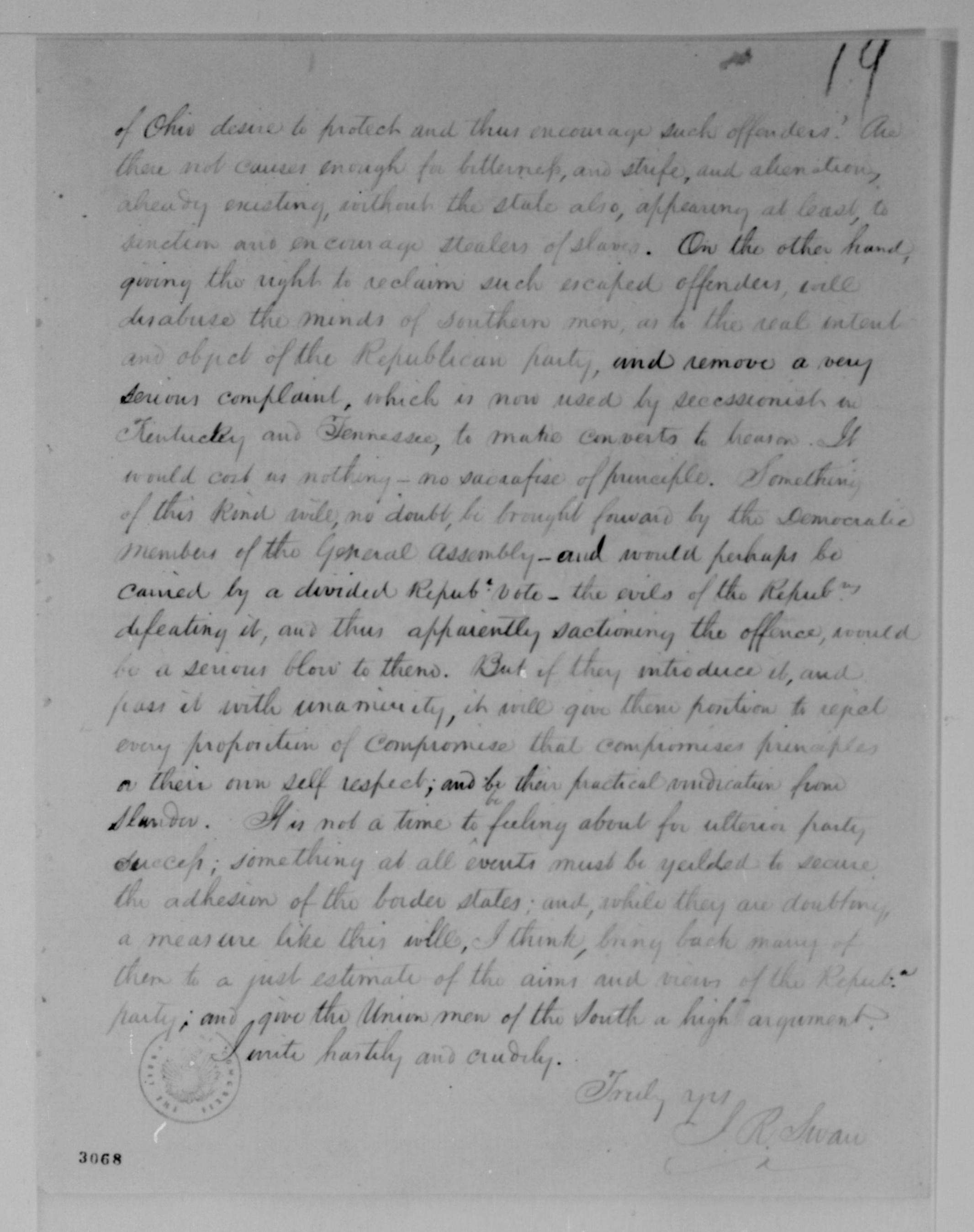 Scanned image of the current content page