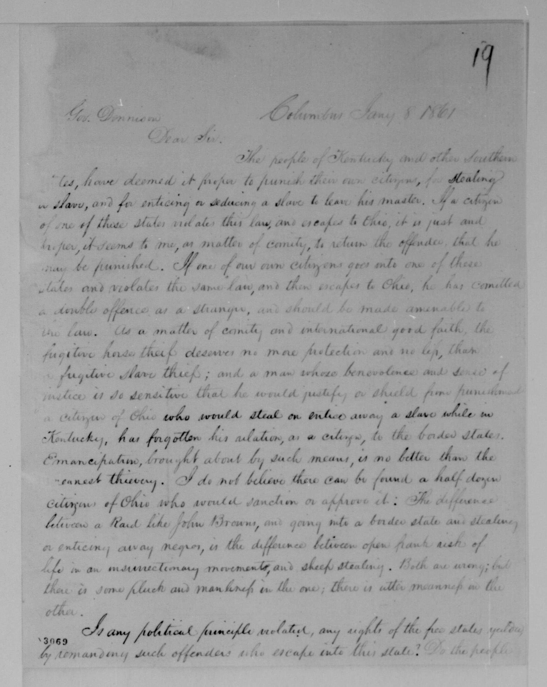 Scanned image of the current content page