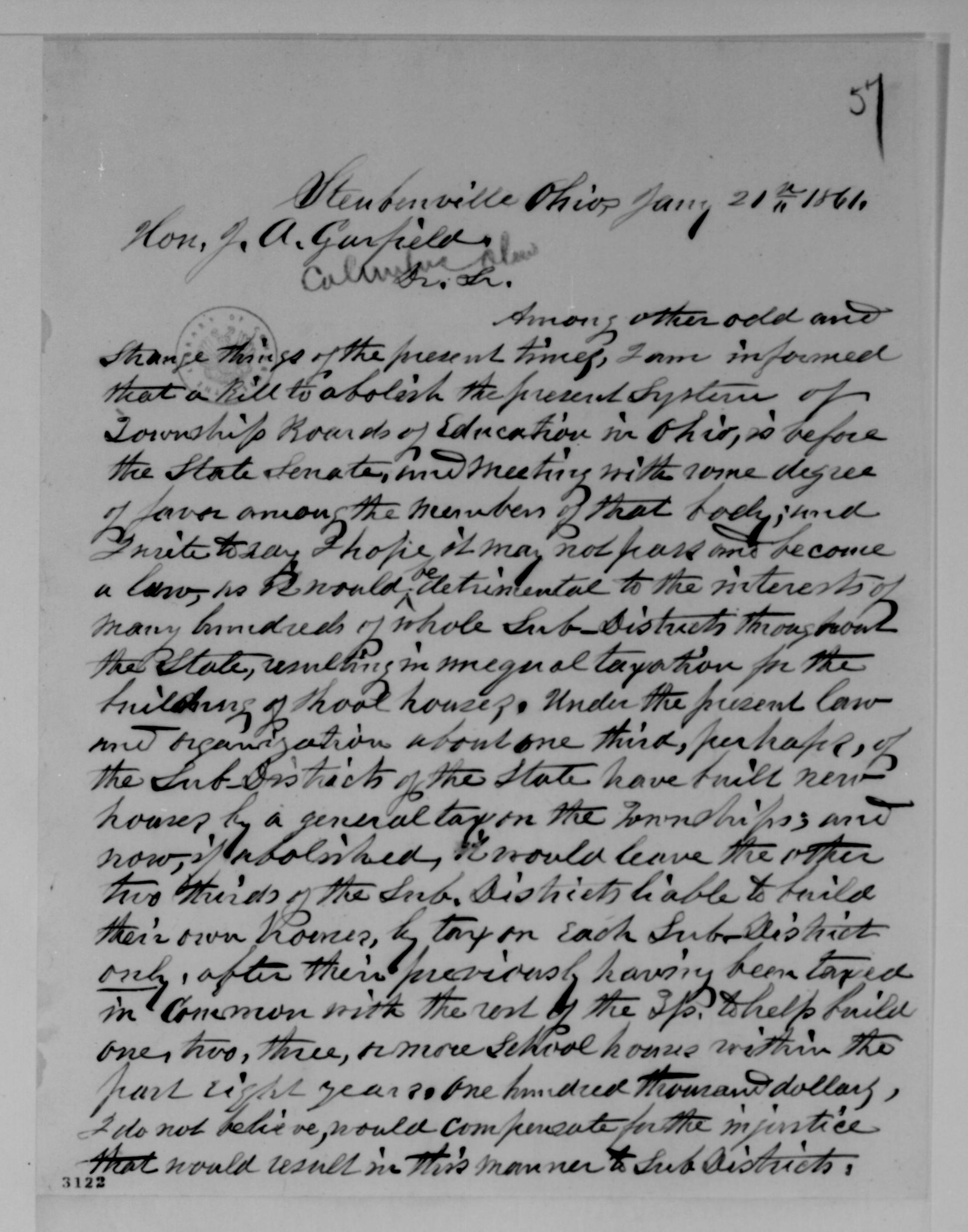 Scanned image of the current content page