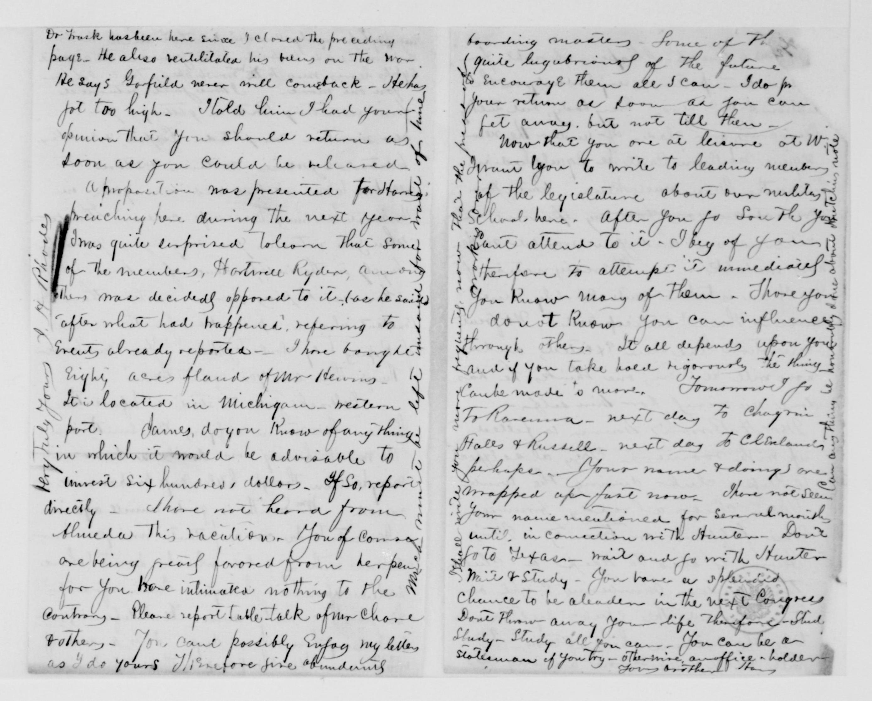 Scanned image of the current content page