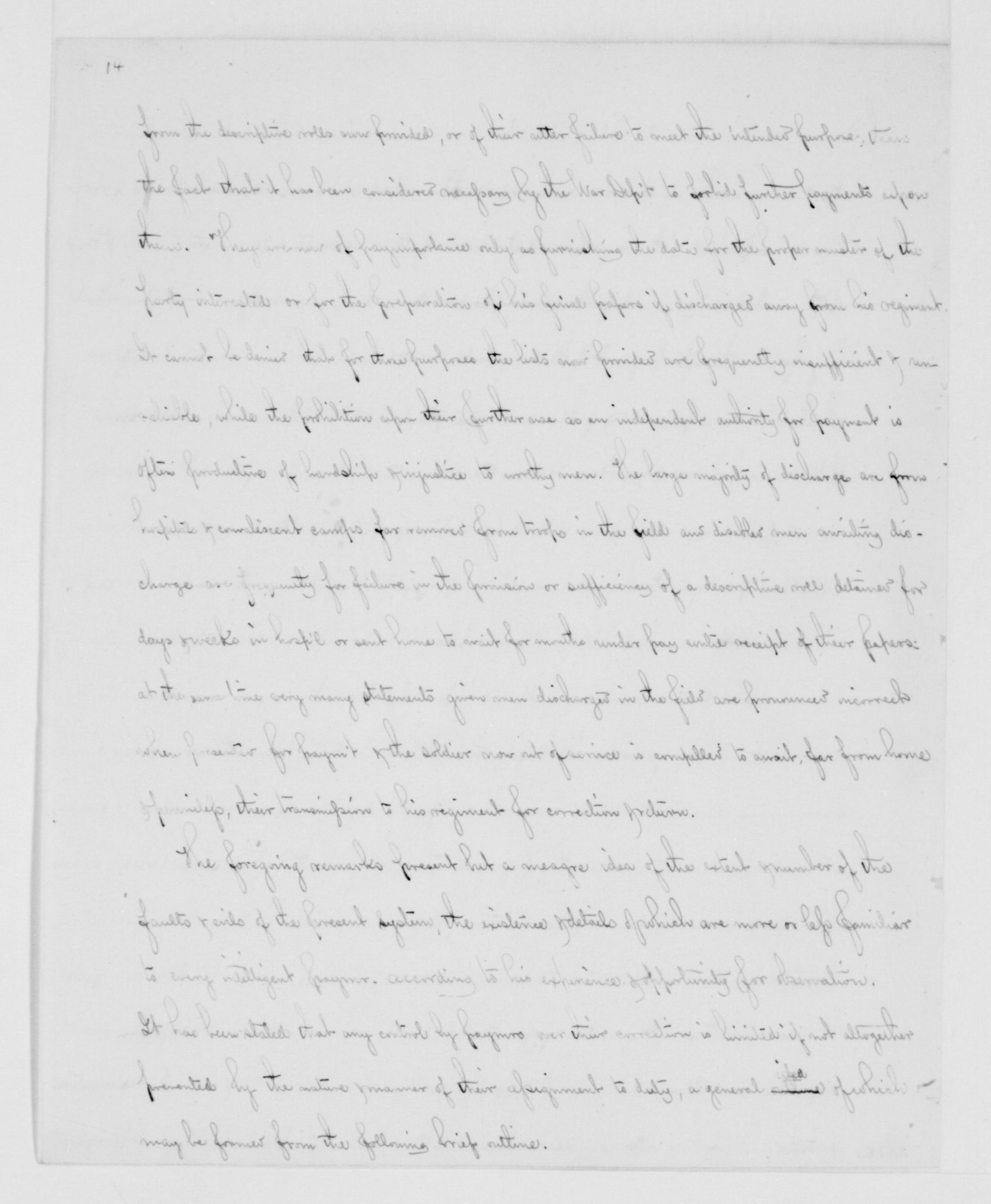 Scanned image of the current content page