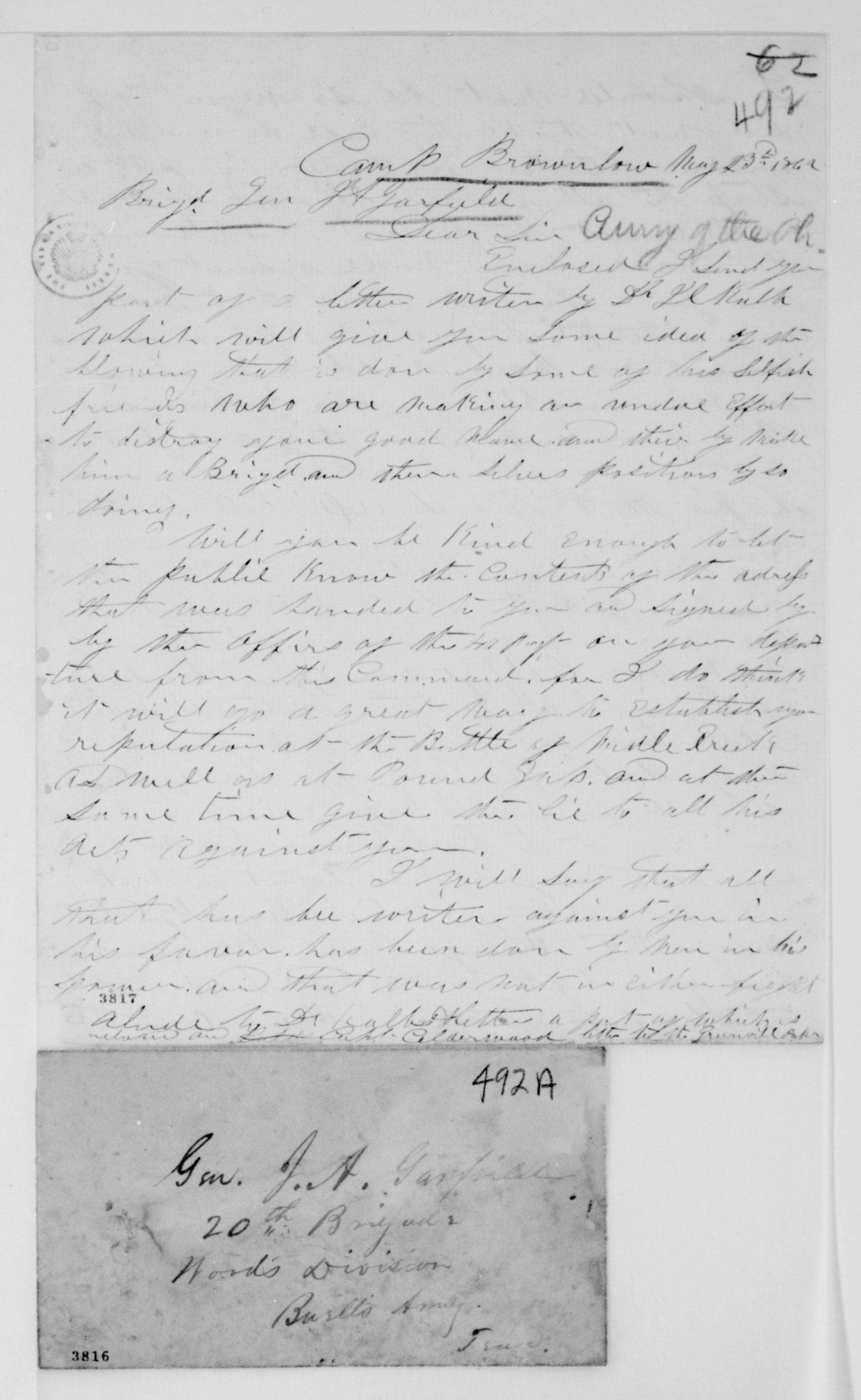 Scanned image of the current content page