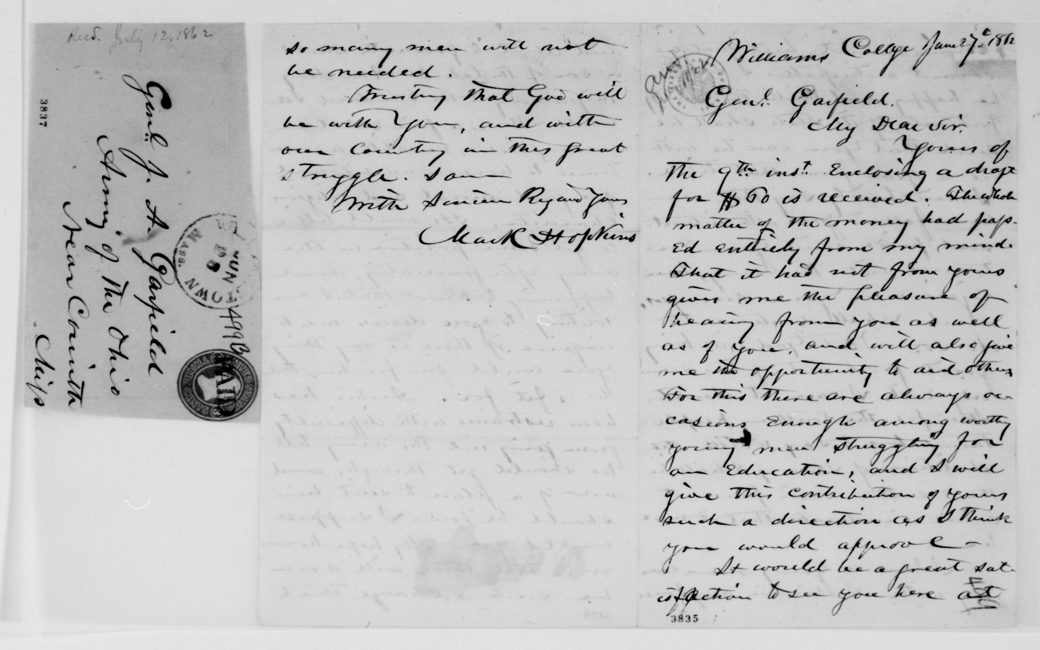 Scanned image of the current content page